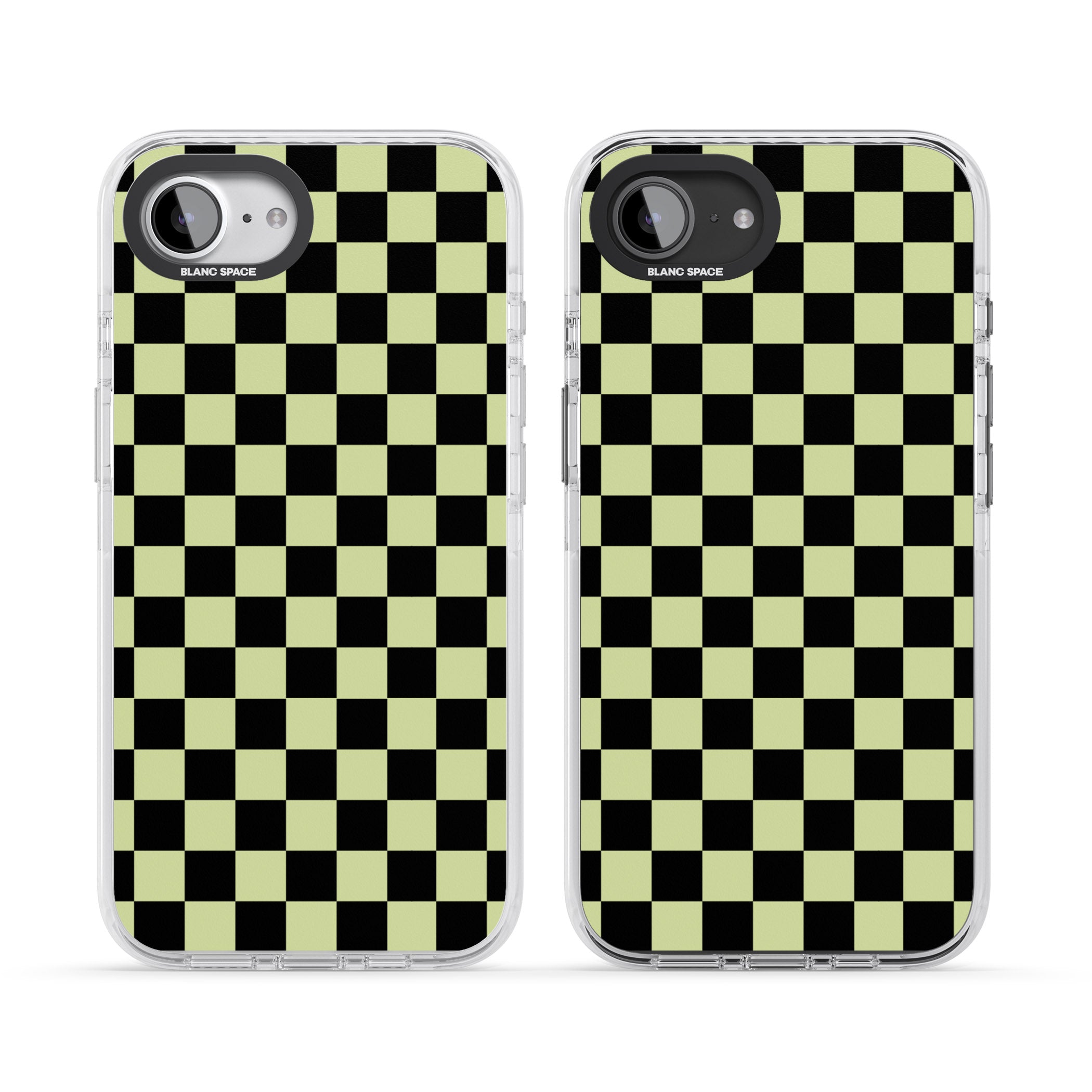 Black & Lime Check