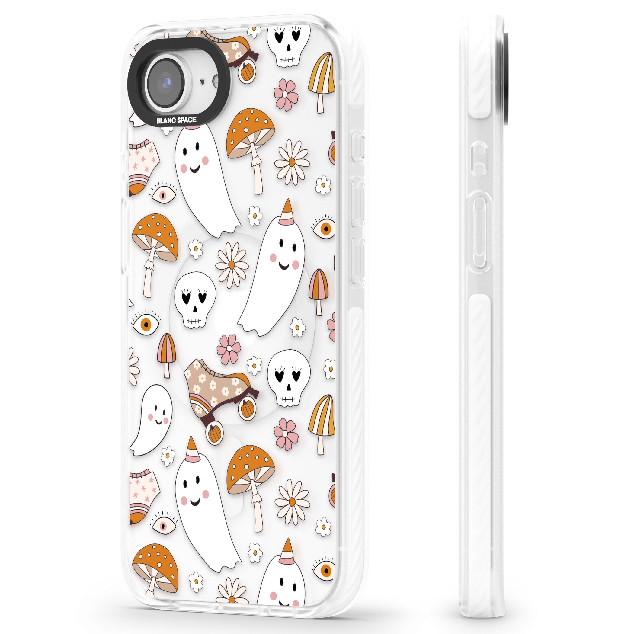 Cute Ghost And Skulls Pattern