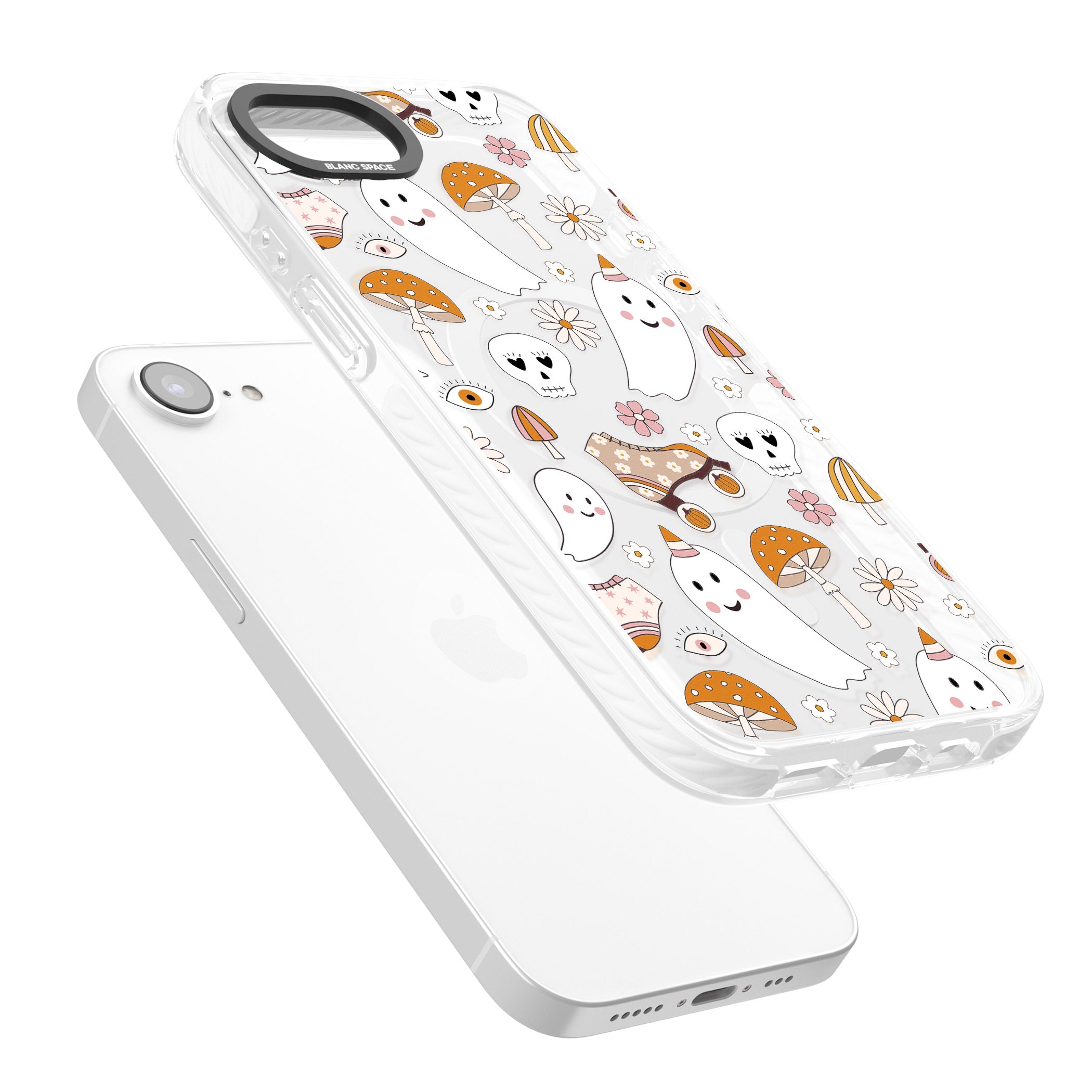 Cute Ghost And Skulls Pattern