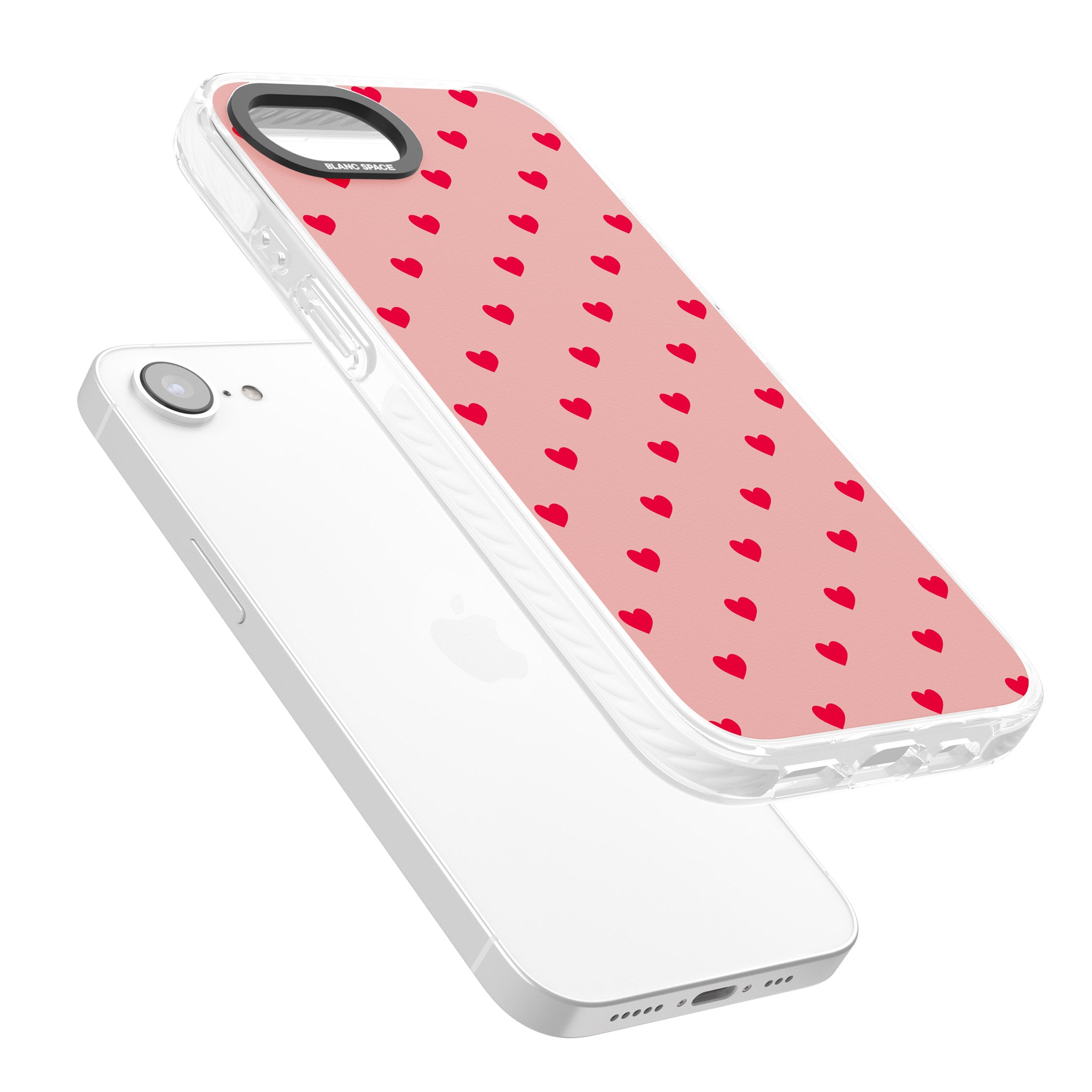 Small Heart Pattern: Red & Pink