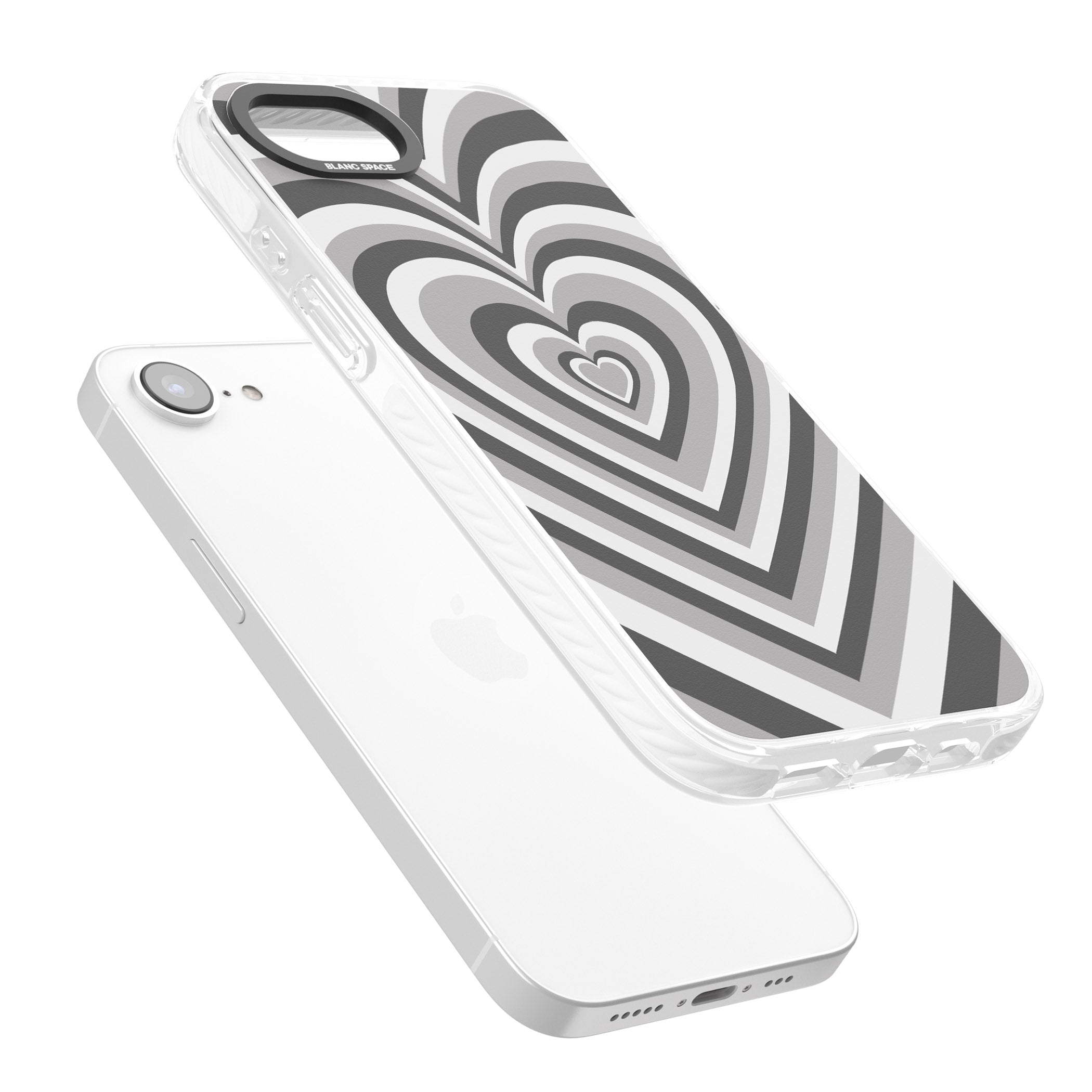 Monochrome Heart Illusion