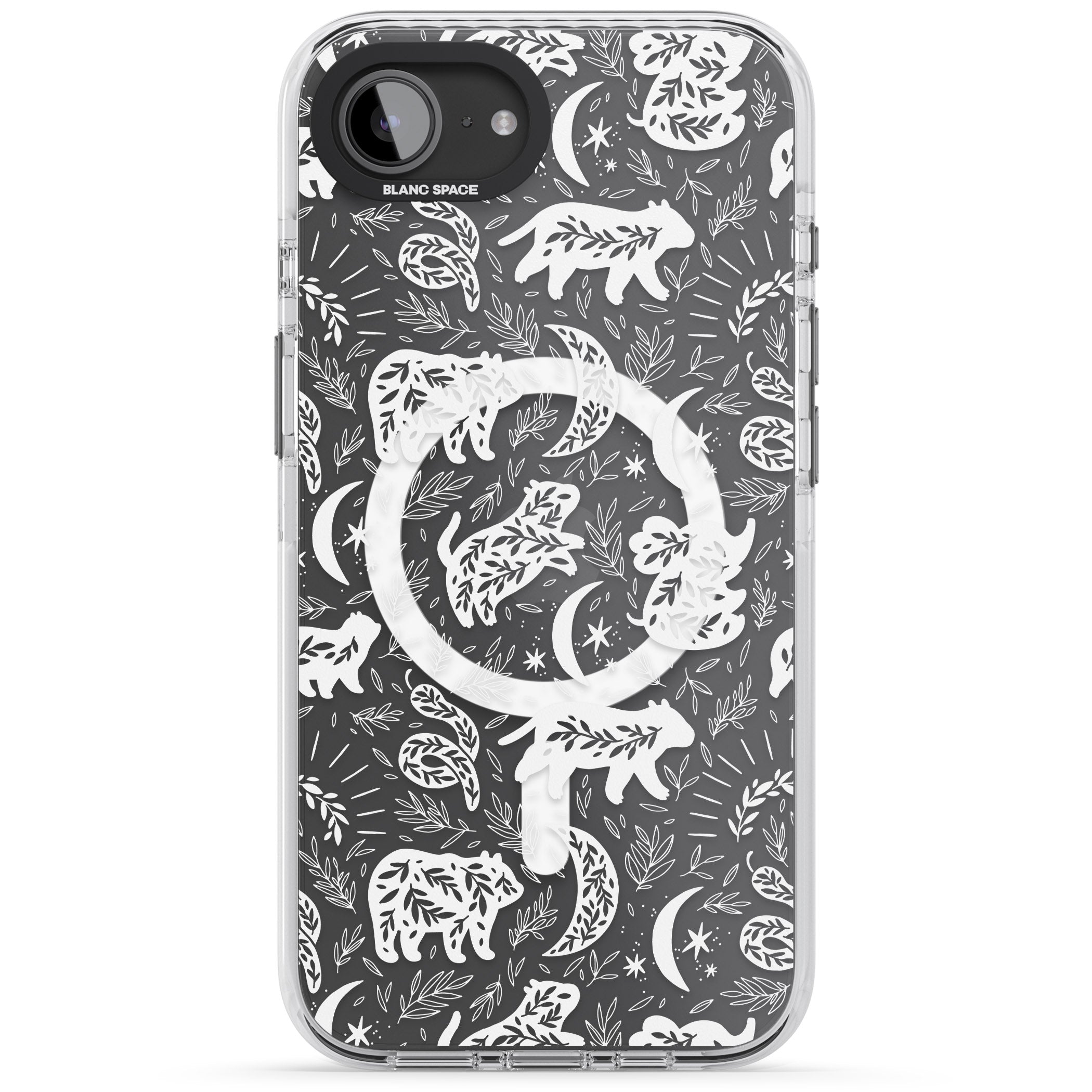 Forest Animal Silhouettes: White/Clear