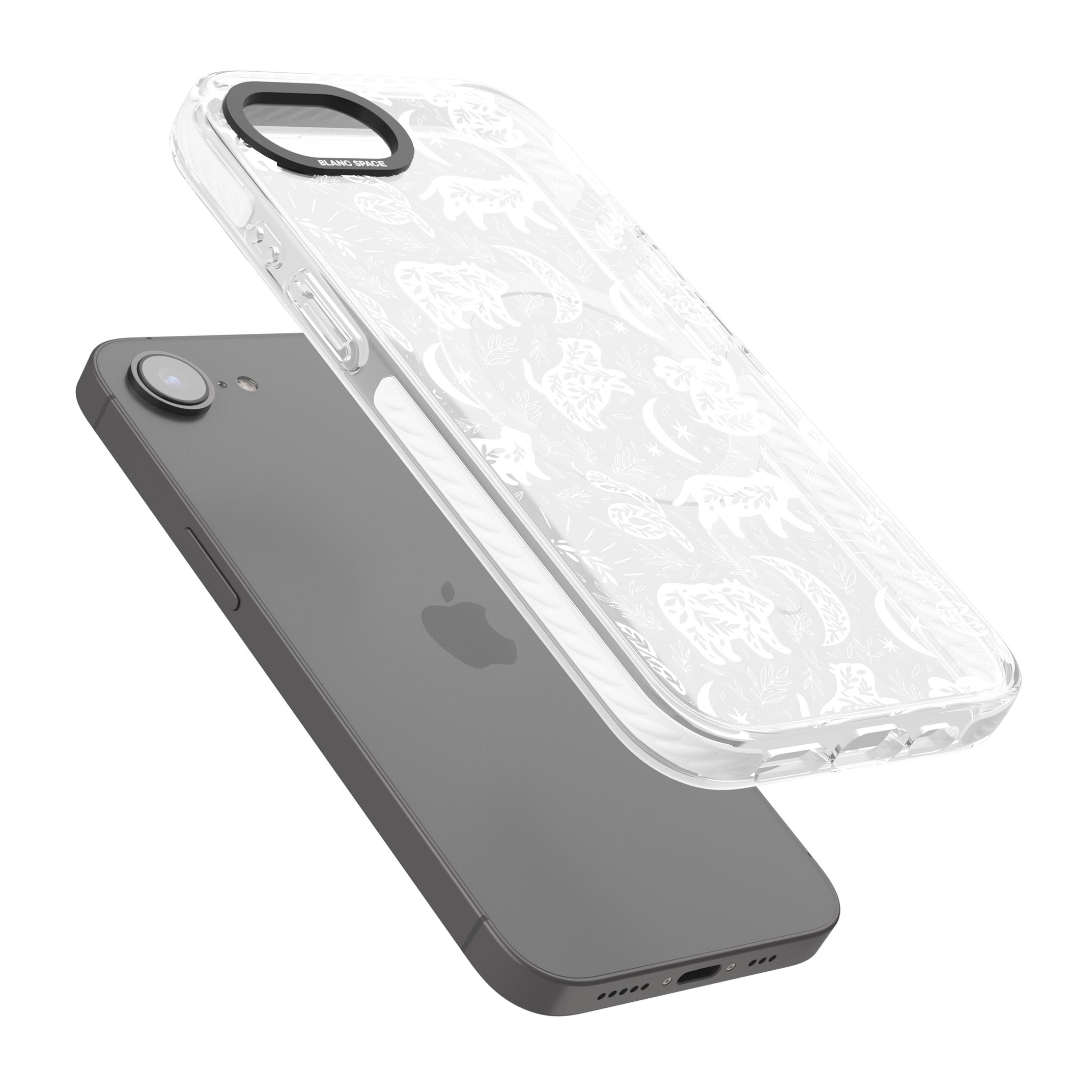 Forest Animal Silhouettes: White/Clear