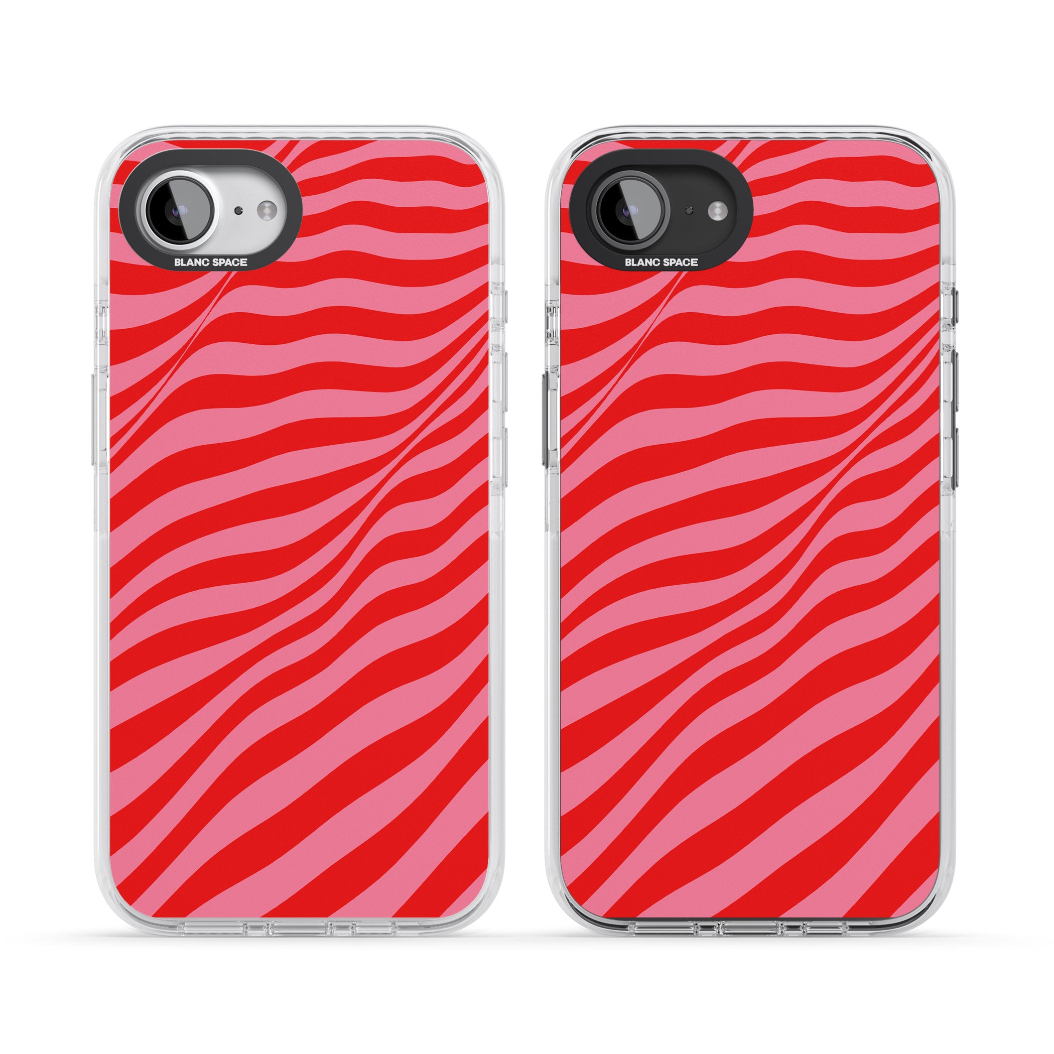 Pink & Red Distorted Line