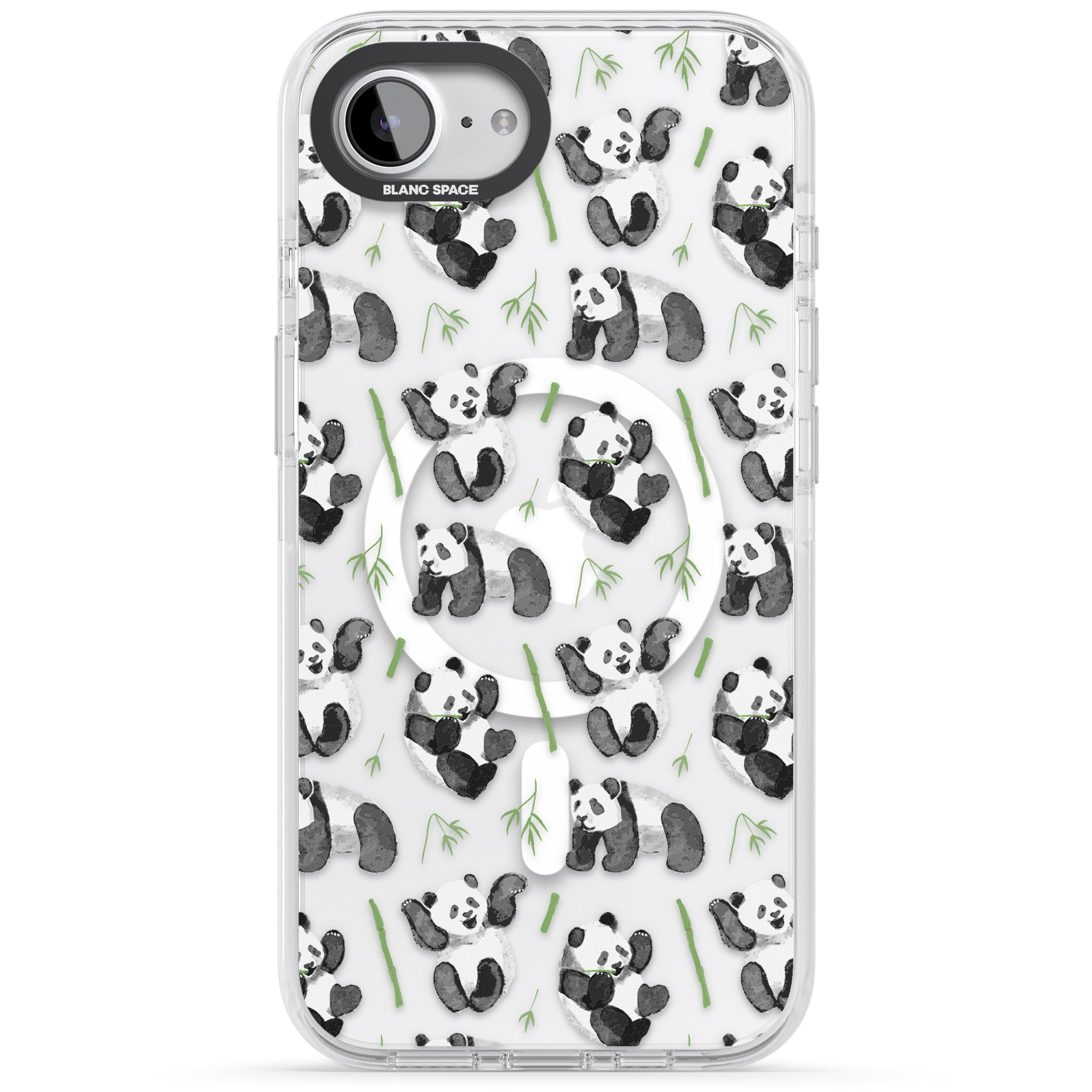 Watercolour Panda Pattern