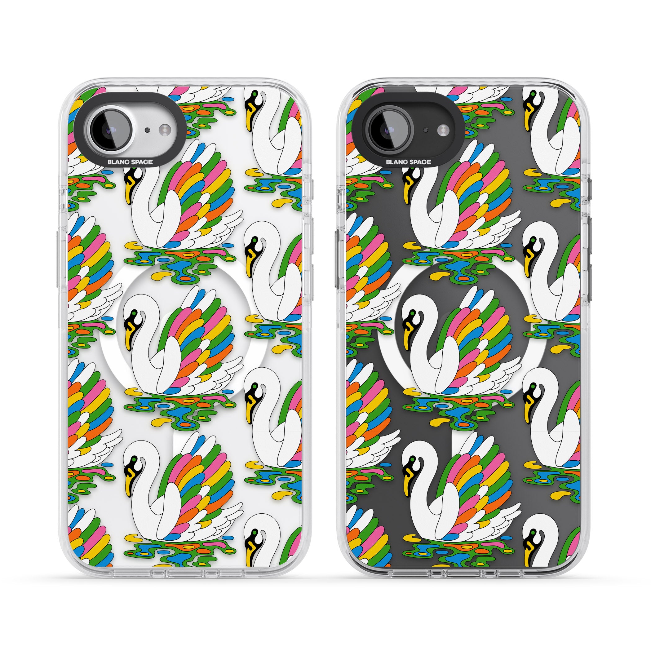 Colourful Swan Pattern