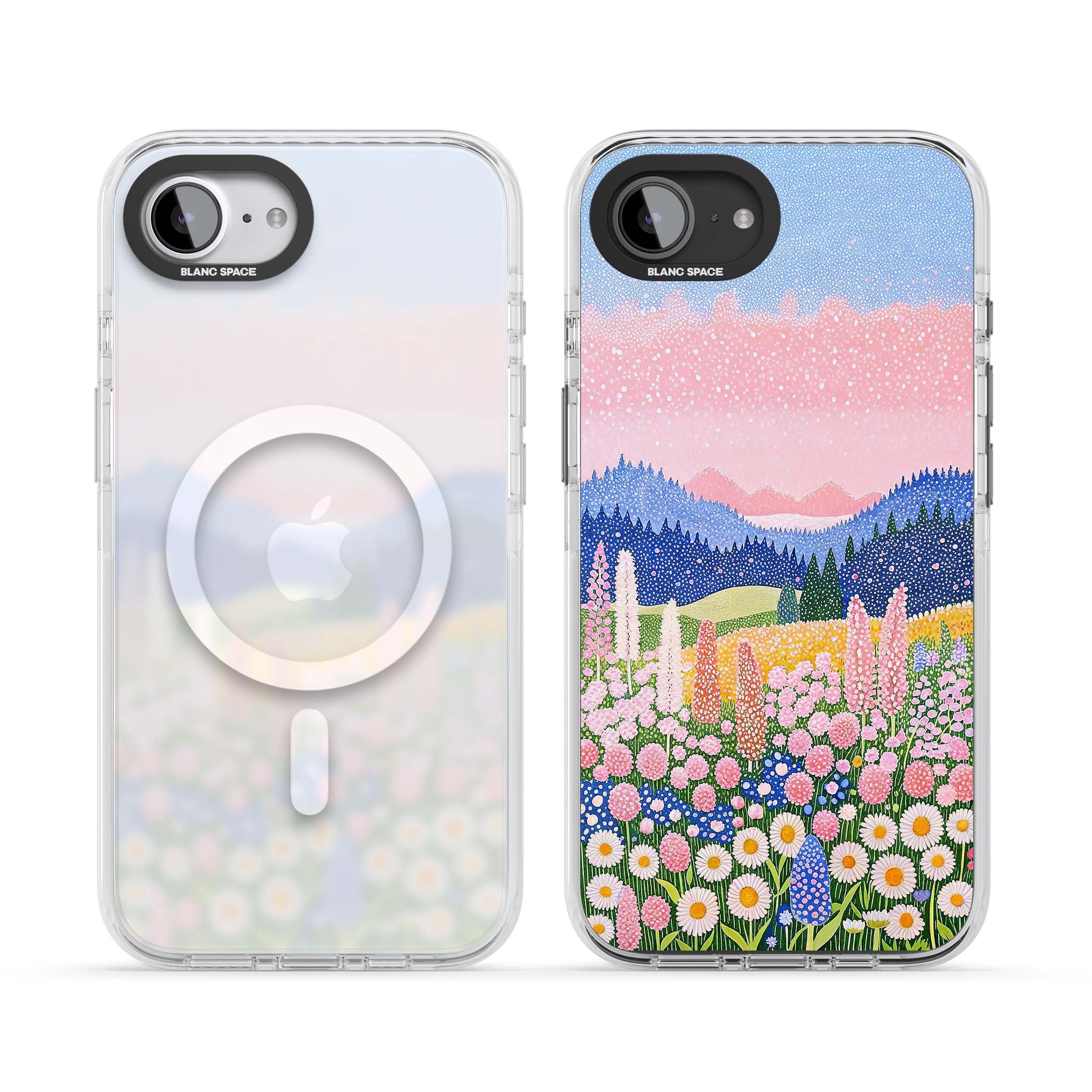 Valley Horizon cottagecore iPhone case | Impact Magsafe case for iPhone 16e, iPhone 17e