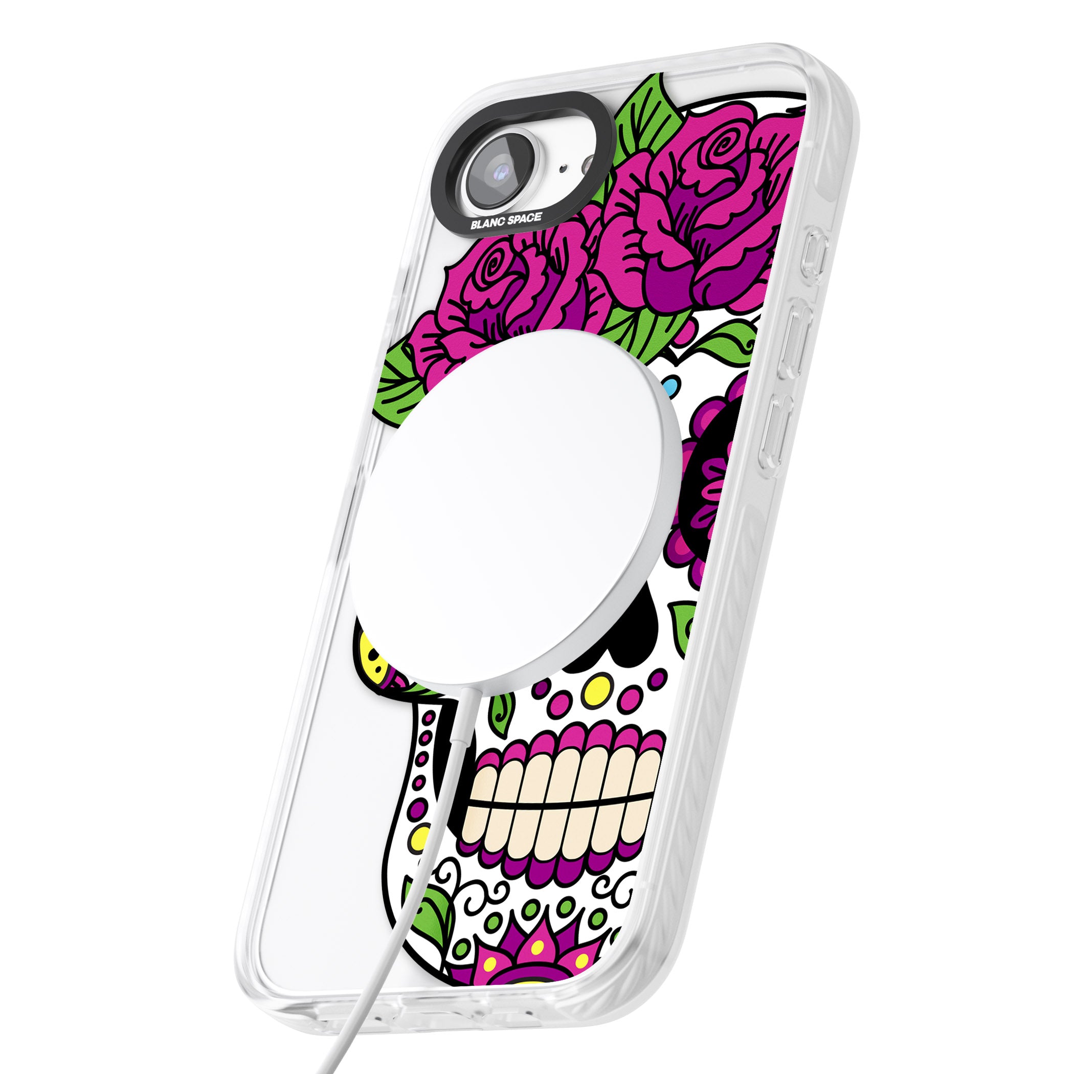 Purple Floral Sugar Skull