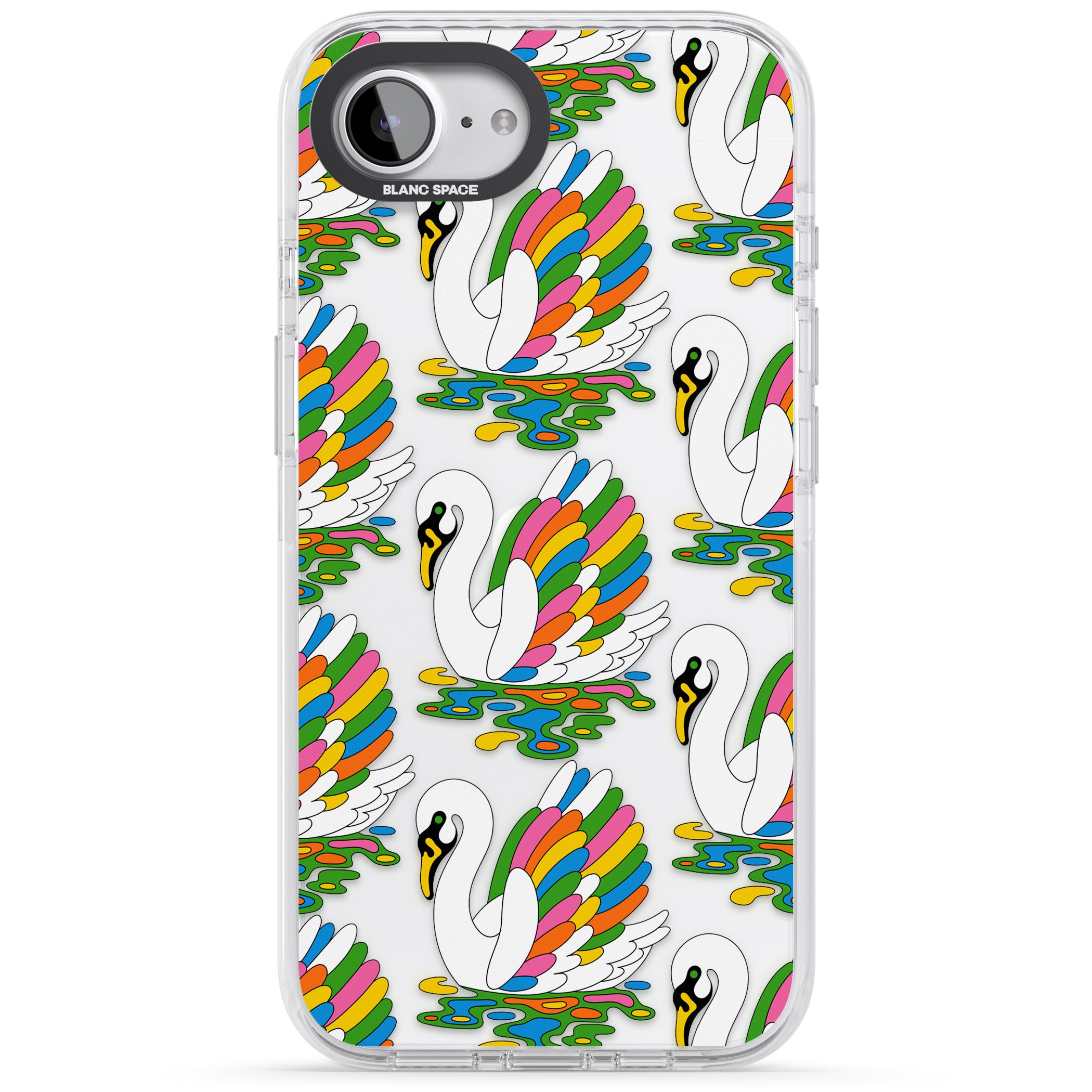 Colourful Swan Pattern