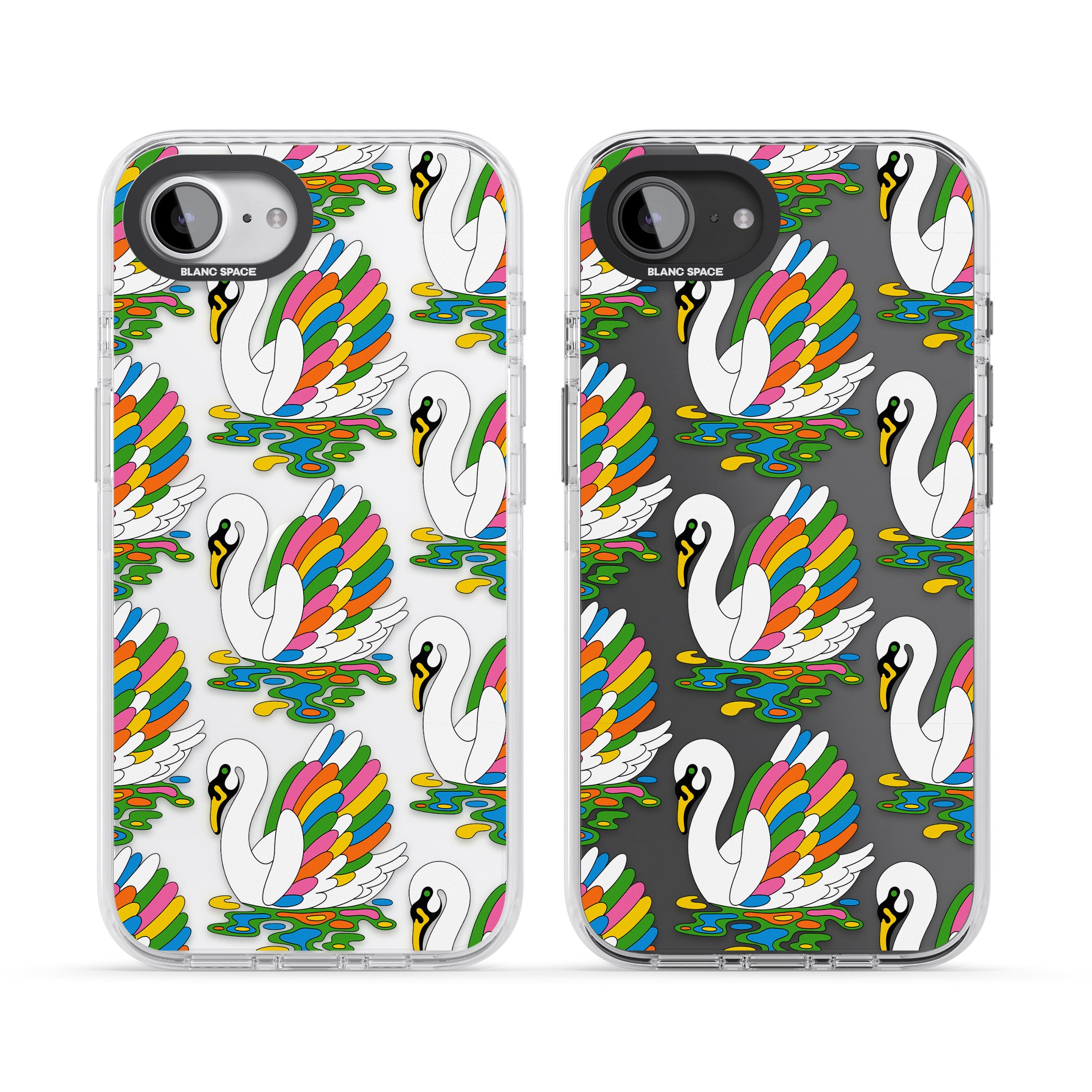 Colourful Swan Pattern