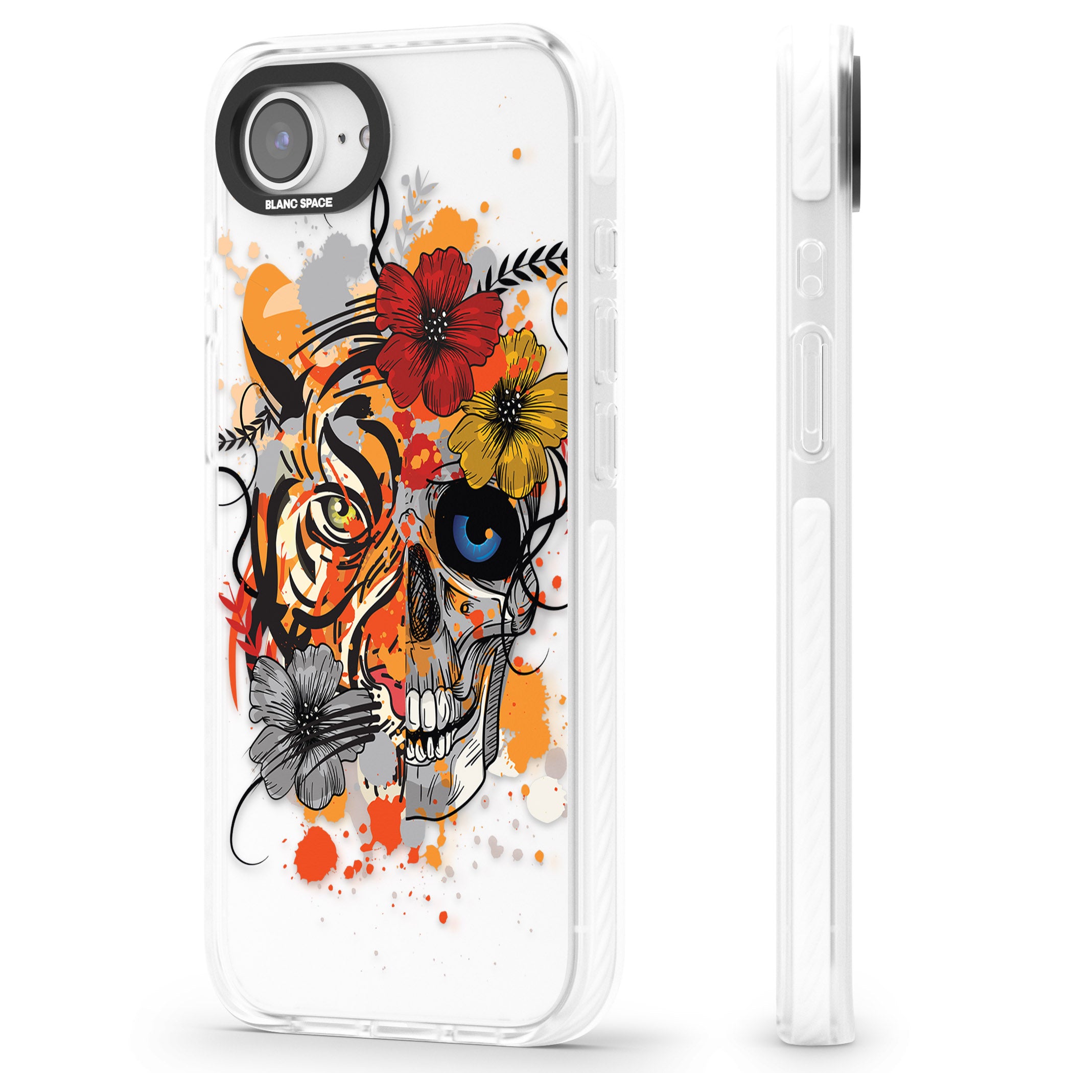 Sugar Skull Tiger Floral