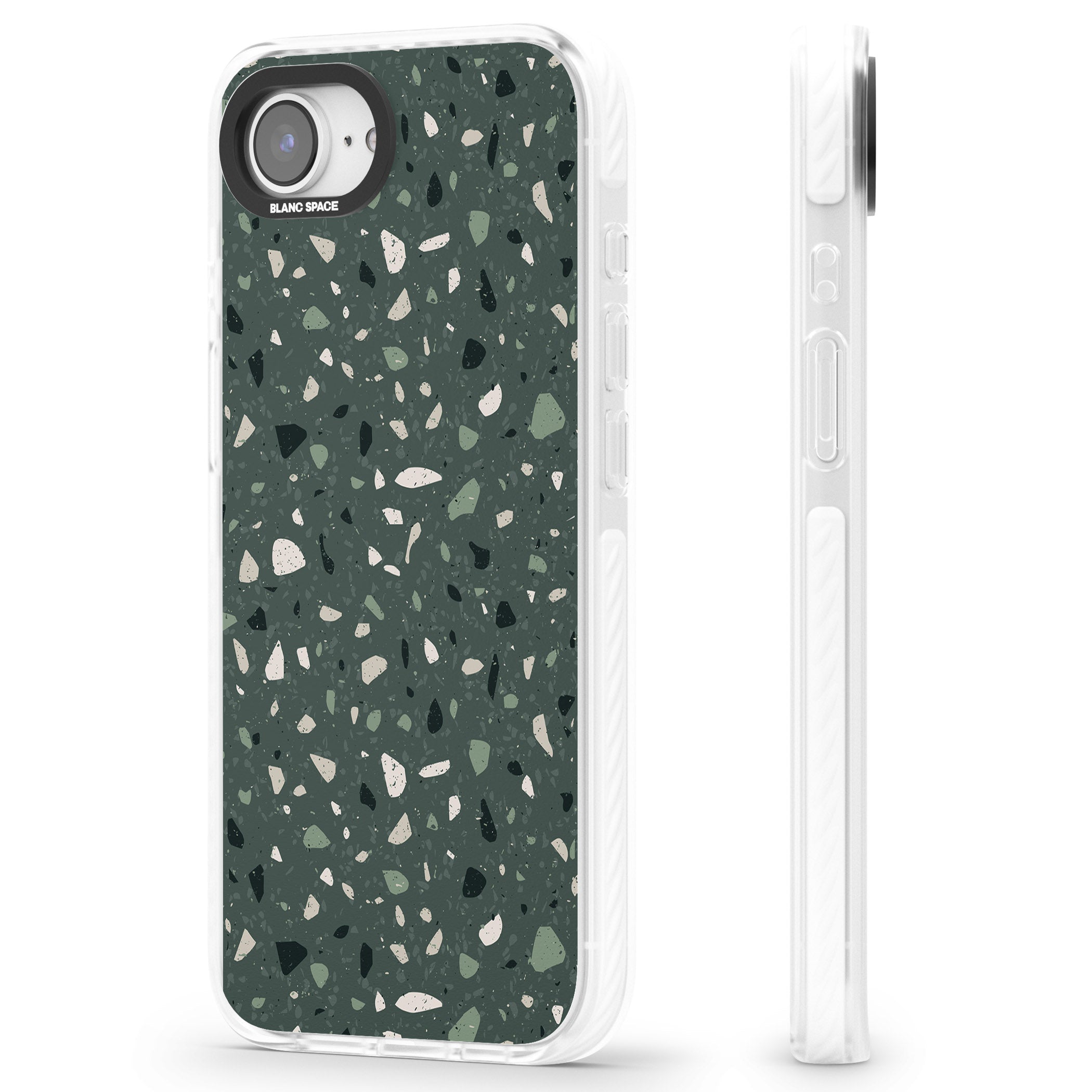 Green & Cream Terrazzo Pattern