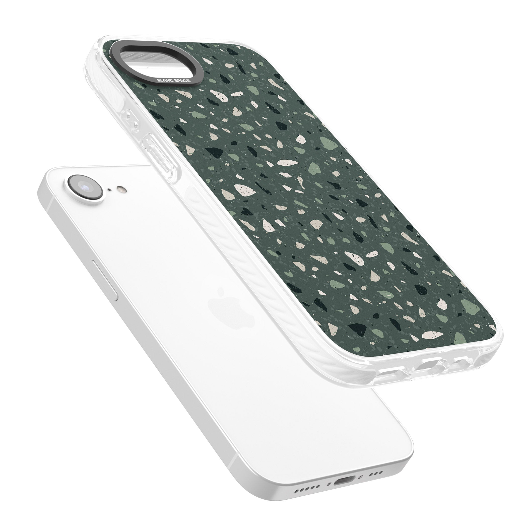 Green & Cream Terrazzo Pattern