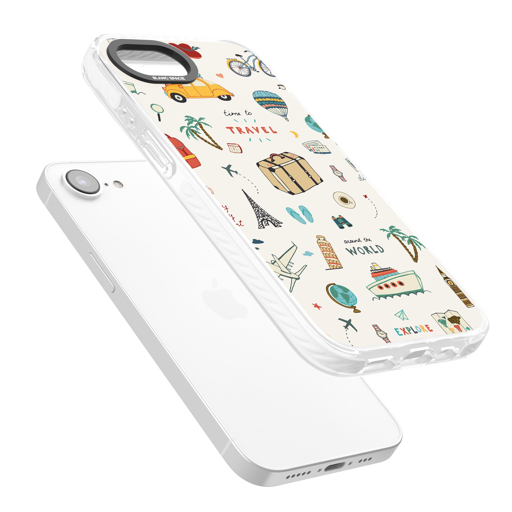 Cute Travel Pattern Cream