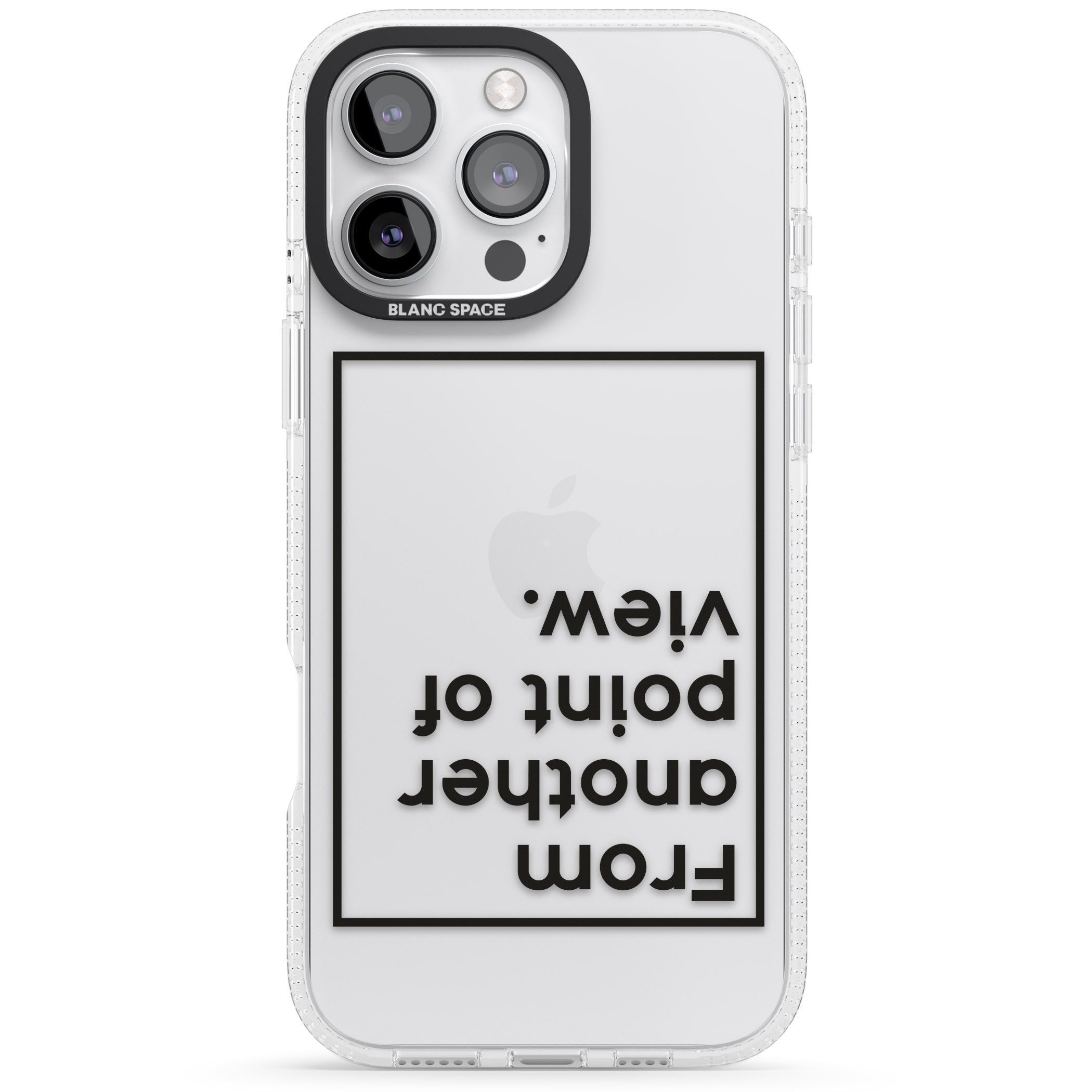 Another Point of View iPhone 16 Pro Max / 16 Pro Clear Case Impact Air - Blanc Space