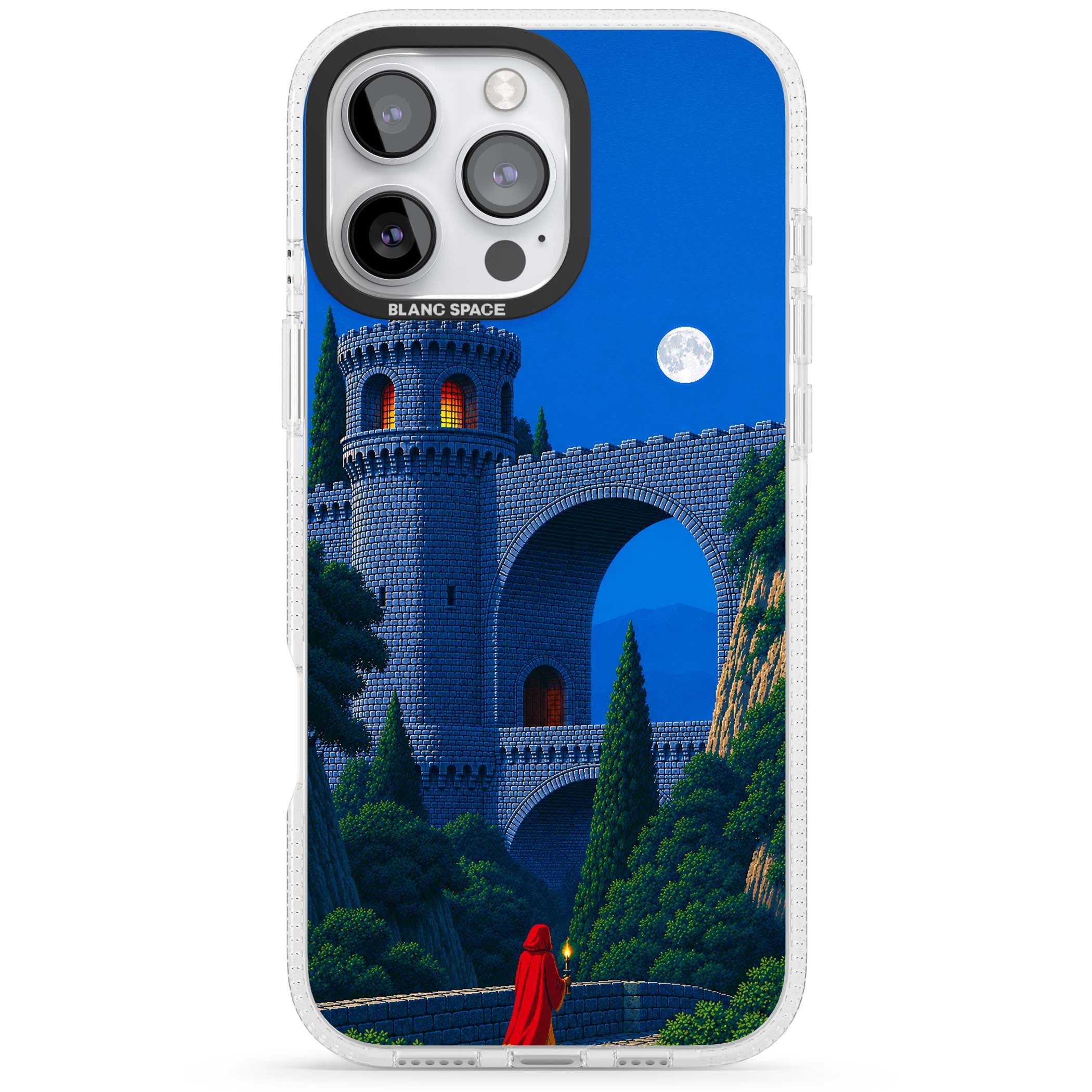 Castle Walls art iPhone case | Clear Case Impact Air case for iPhone 16 Pro, iPhone 16 Pro Max