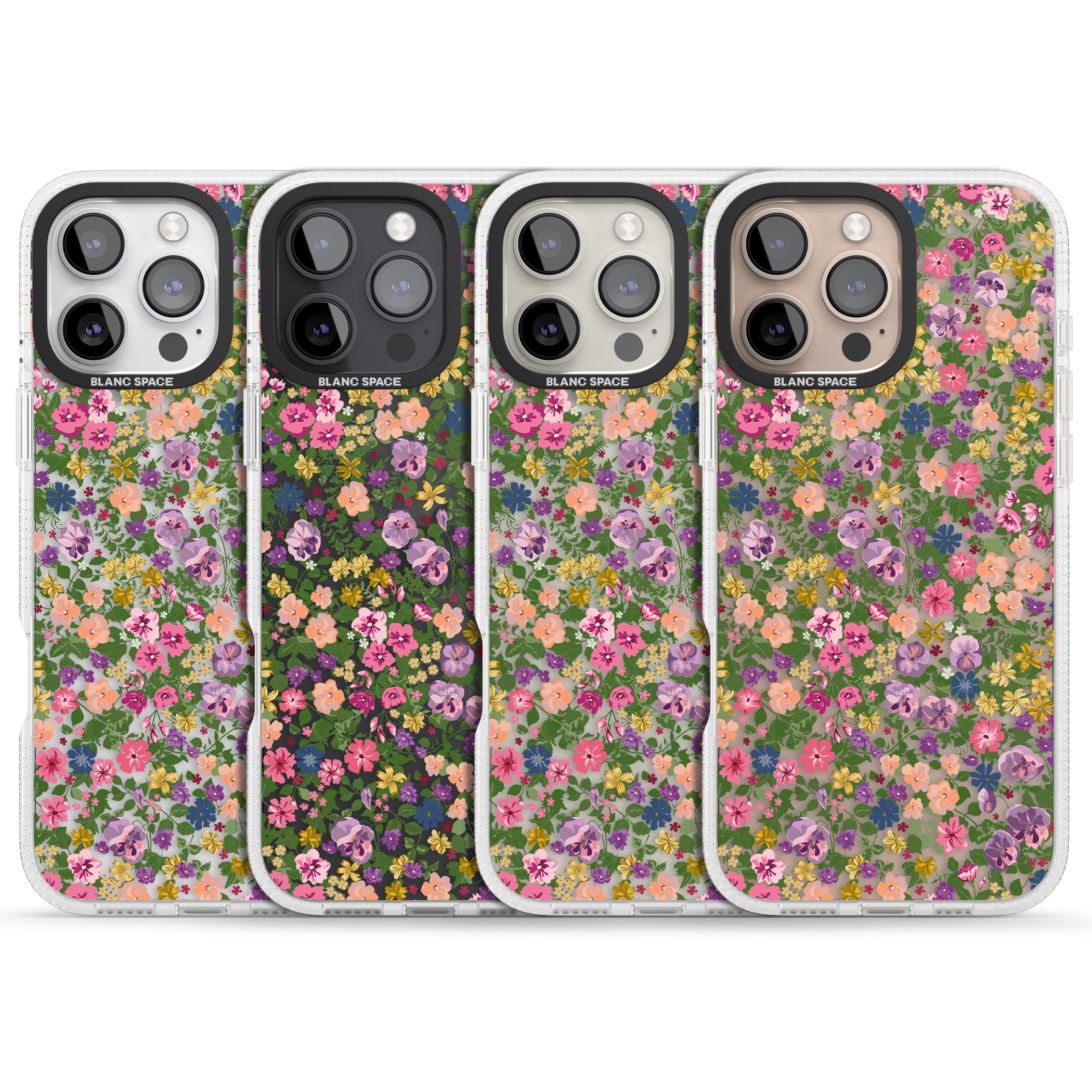 Lake Como Meadow iPhone 16 Pro Max / 16 Pro Clear Case Impact Air - Blanc Space
