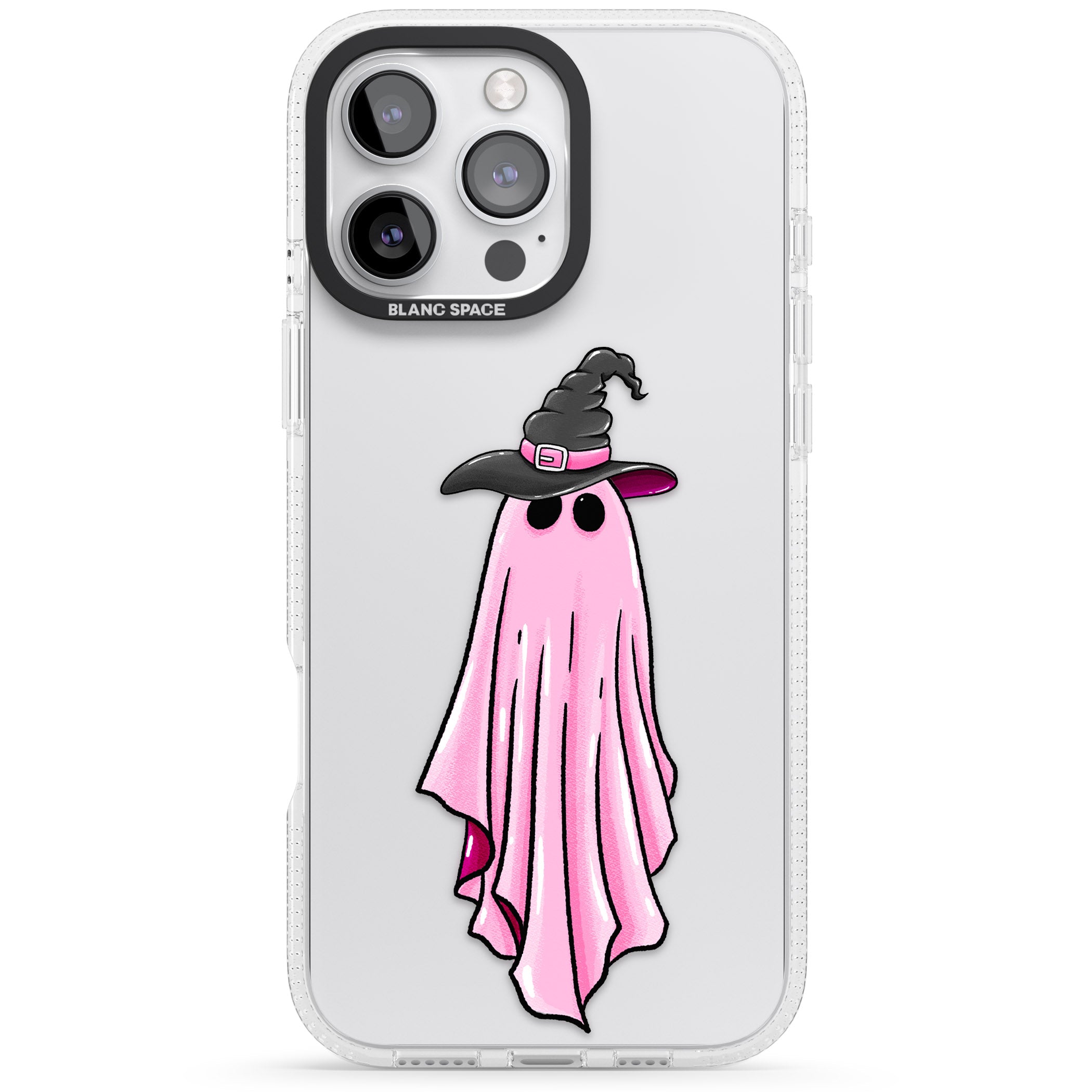 New Hat Day iPhone 16 Pro Max / 16 Pro Clear Case Impact Air - Blanc Space