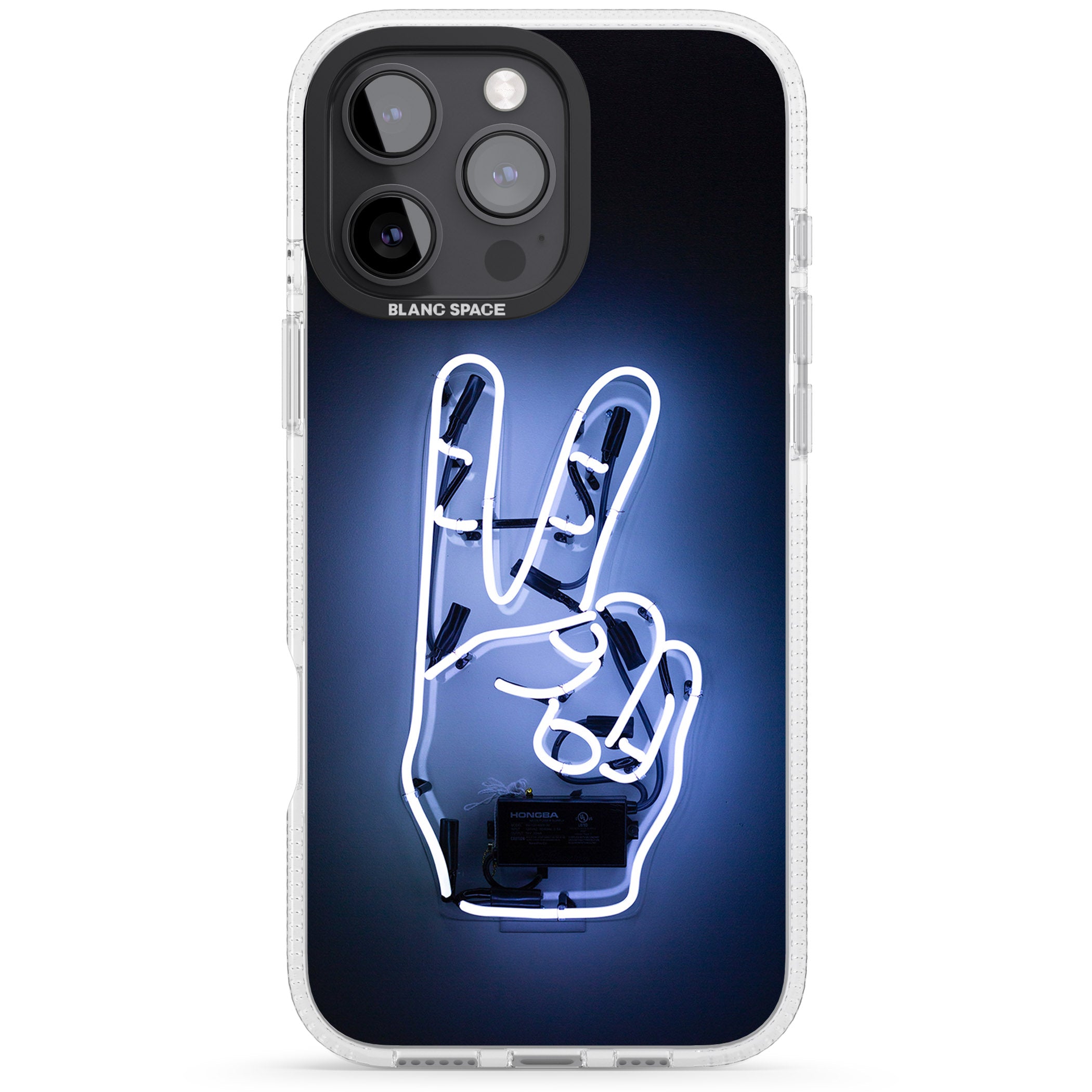 Neon Peace Sign
