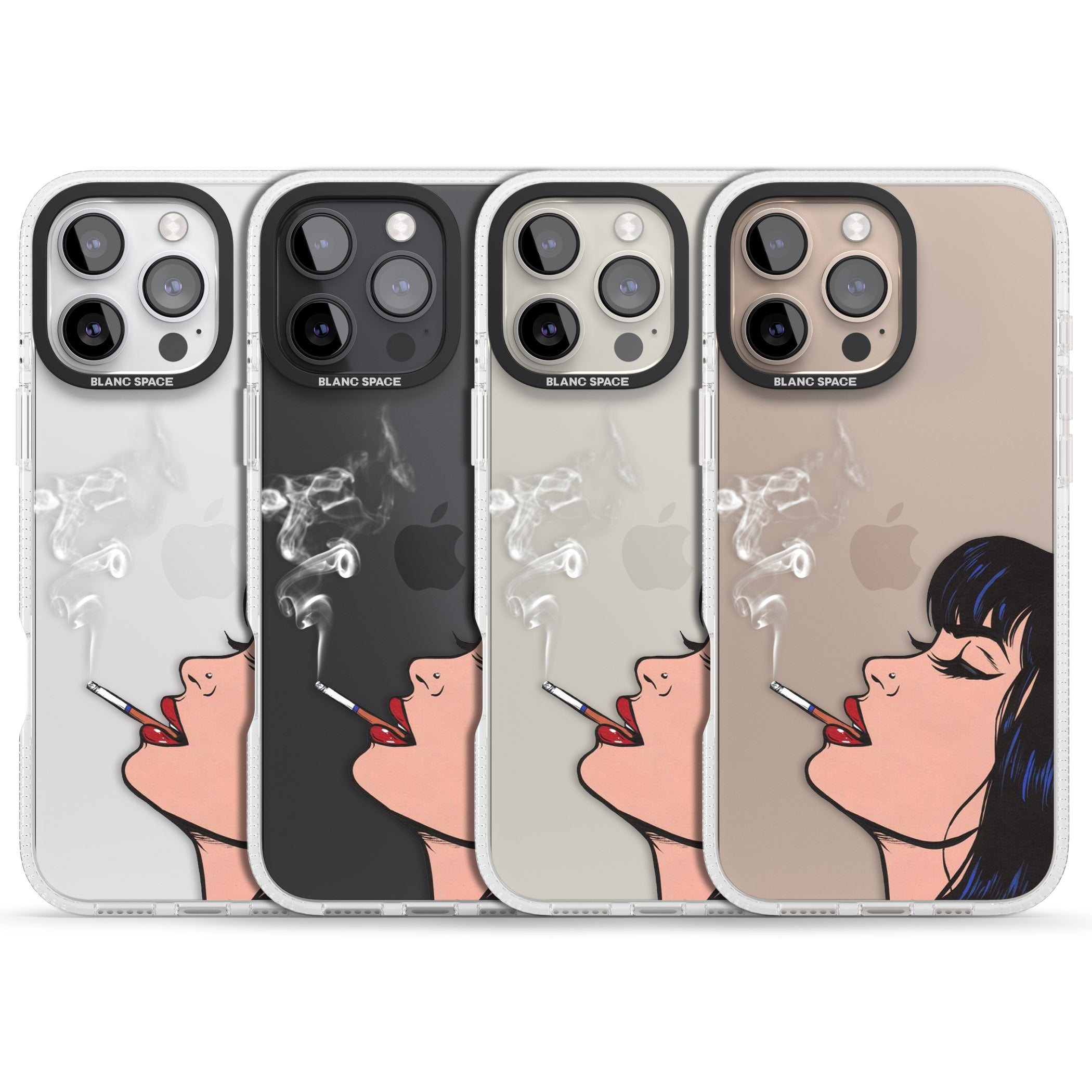 Stress Relief - Pop Art iPhone 16 Pro Max / 16 Pro Clear Case Impact Air - Blanc Space