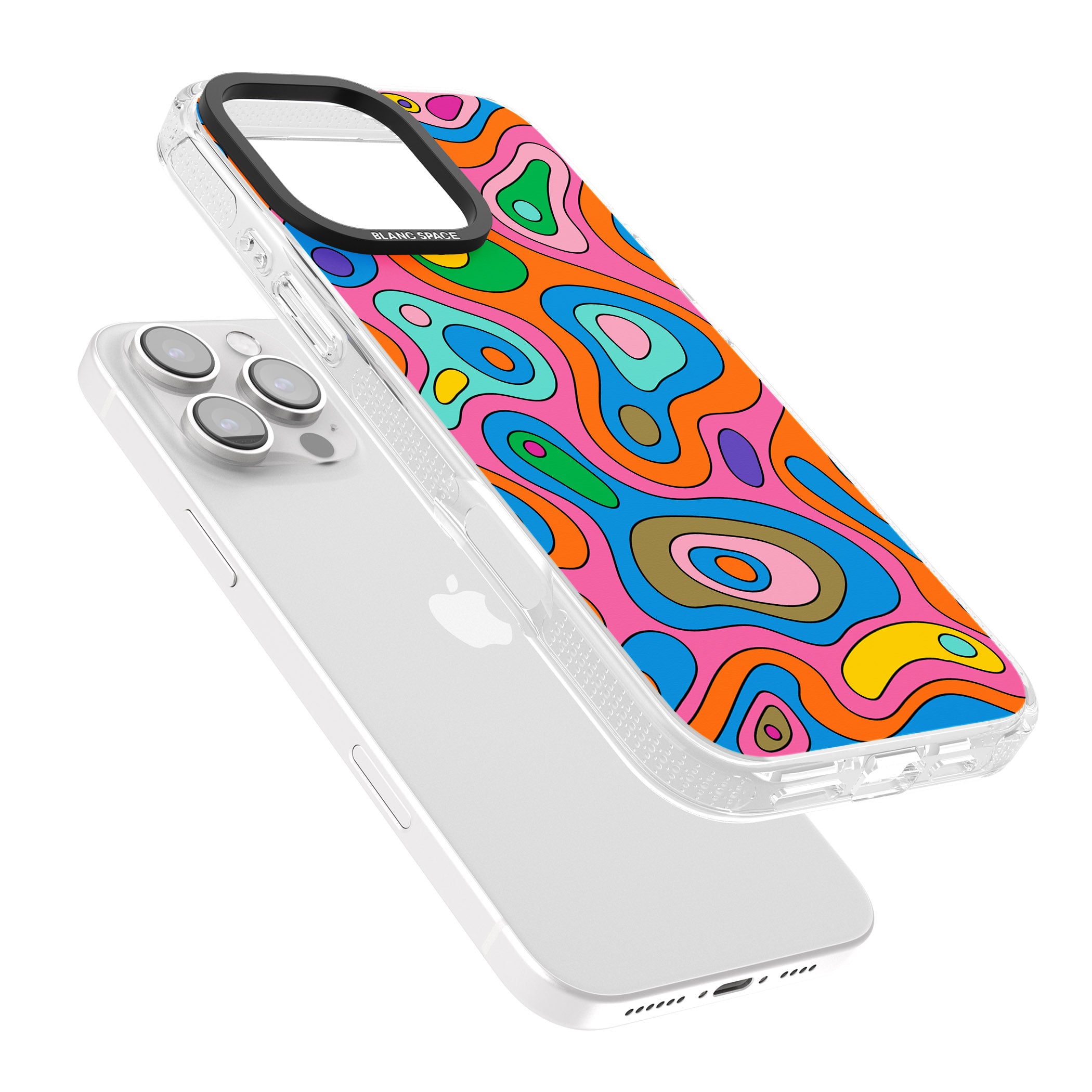 Euphoria iPhone 16 Pro Max / 16 Pro Clear Case Impact Air - Blanc Space