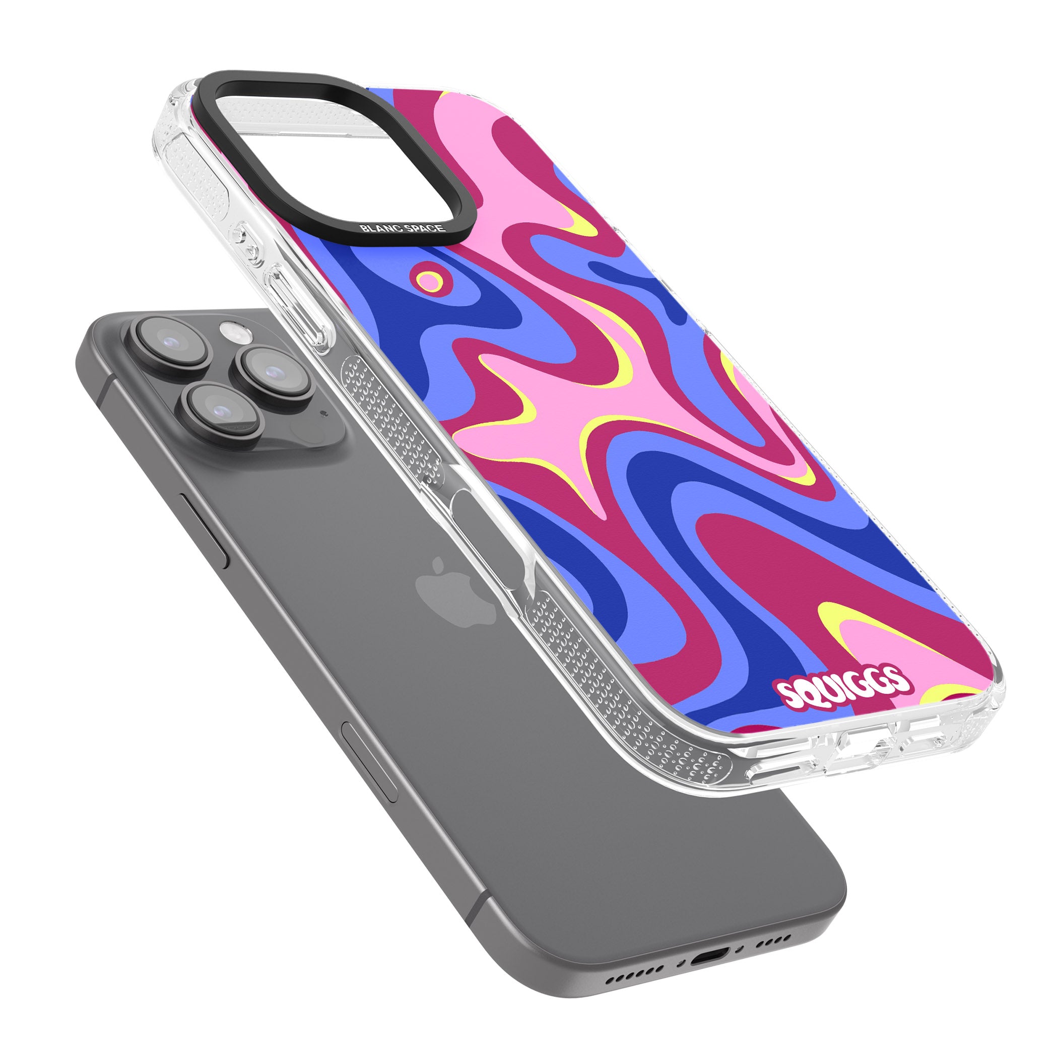 Blue Lava iPhone 16 Pro Max / 16 Pro Clear Case Impact Air - Blanc Space