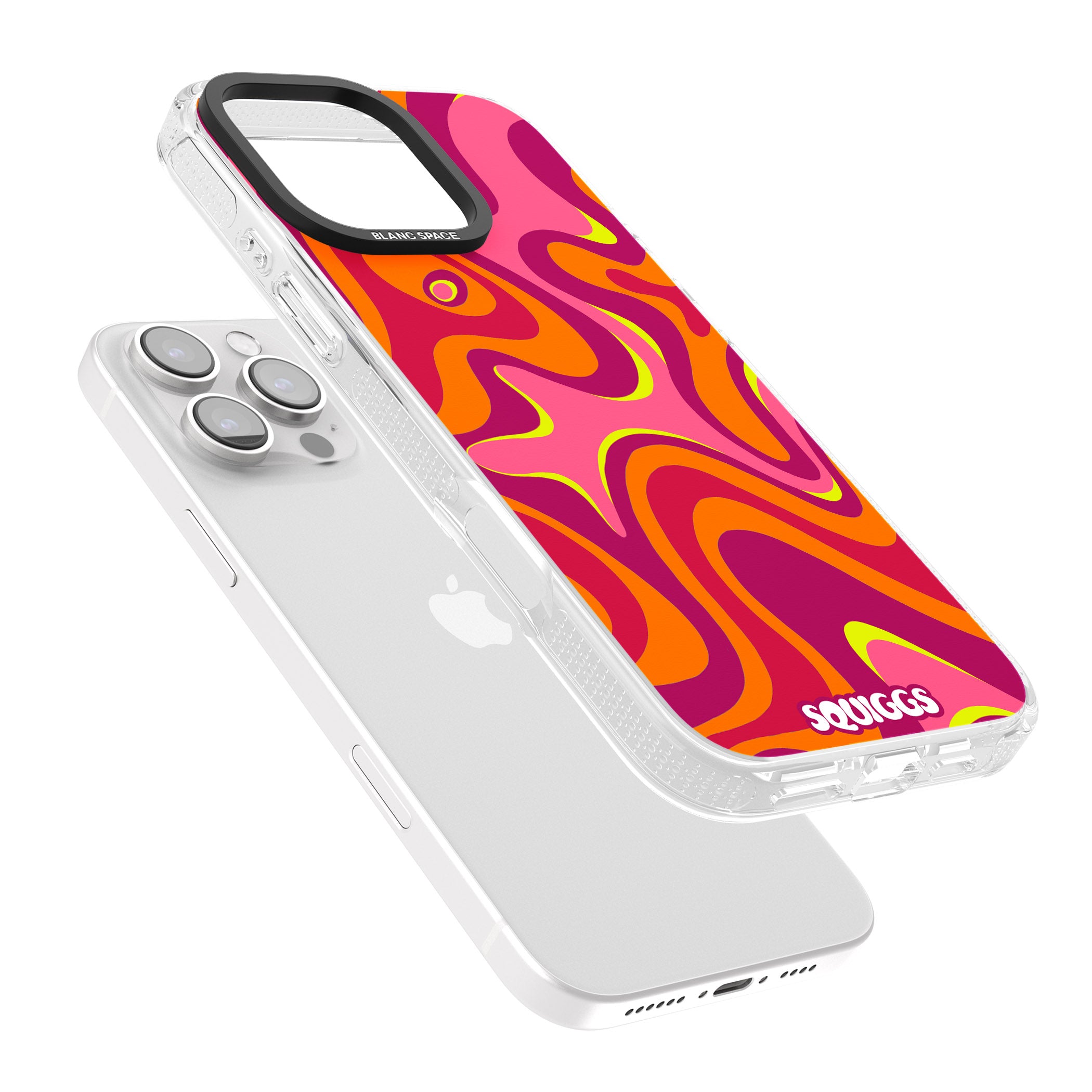 Hot Lava iPhone 16 Pro Max / 16 Pro Clear Case Impact Air - Blanc Space