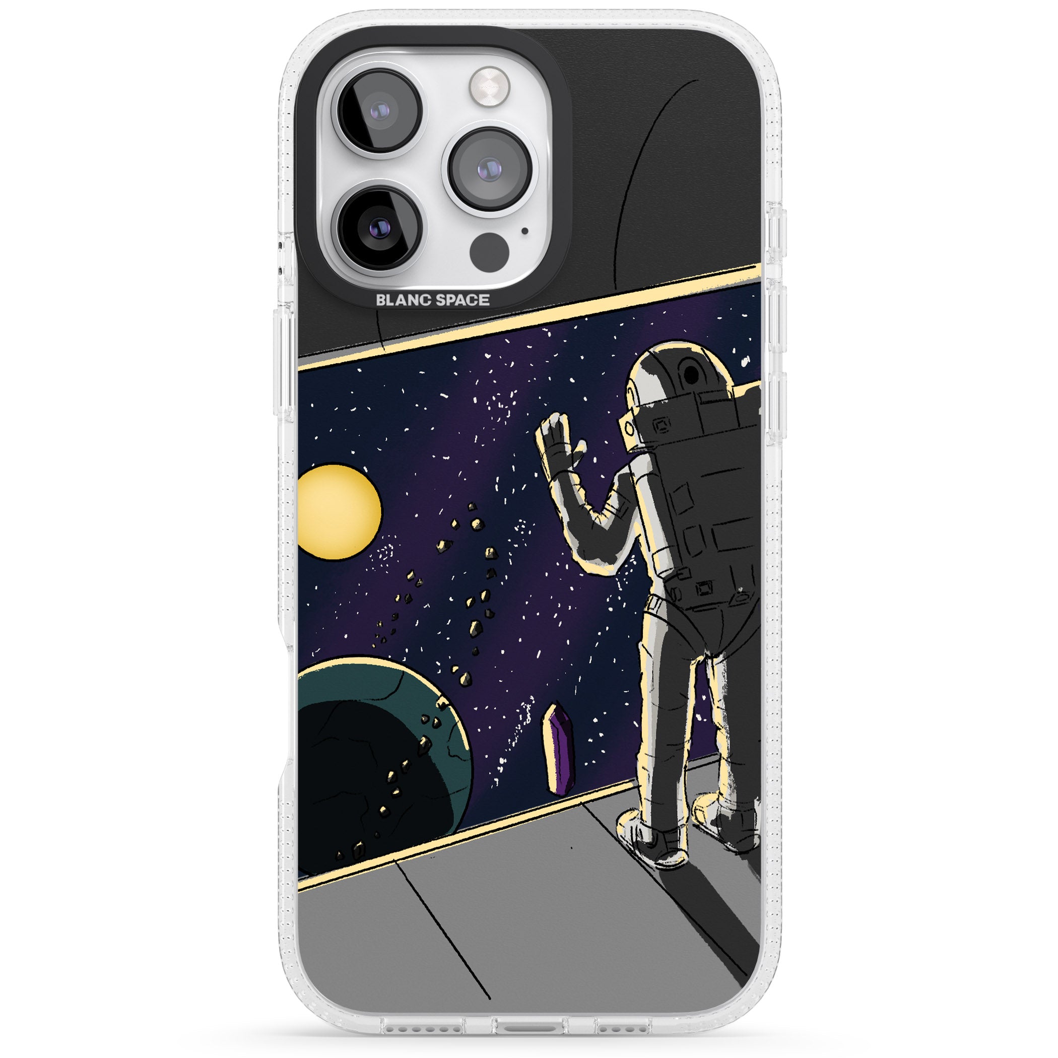 Home iPhone 16 Pro Max / 16 Pro Clear Case Impact Air - Blanc Space