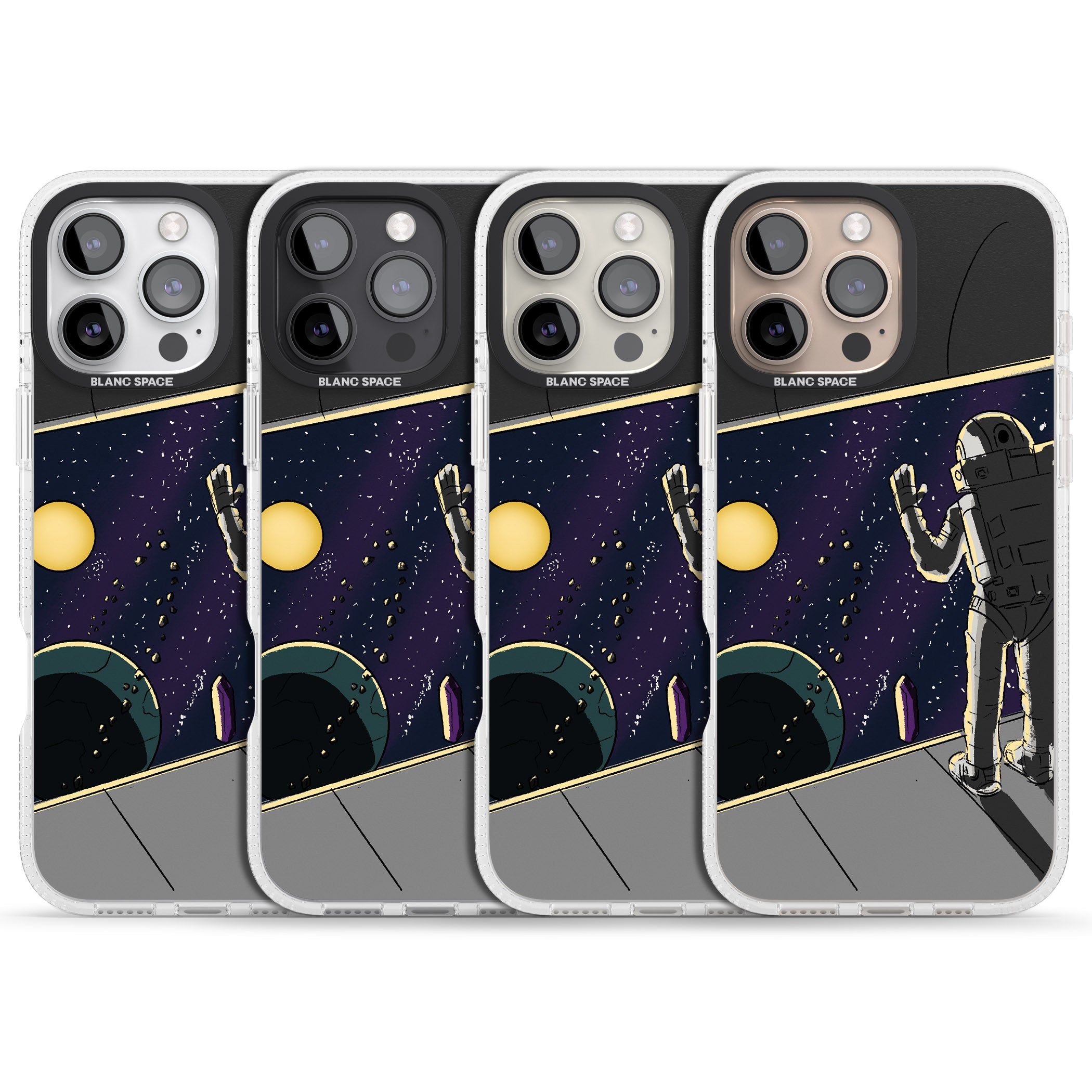 Home iPhone 16 Pro Max / 16 Pro Clear Case Impact Air - Blanc Space