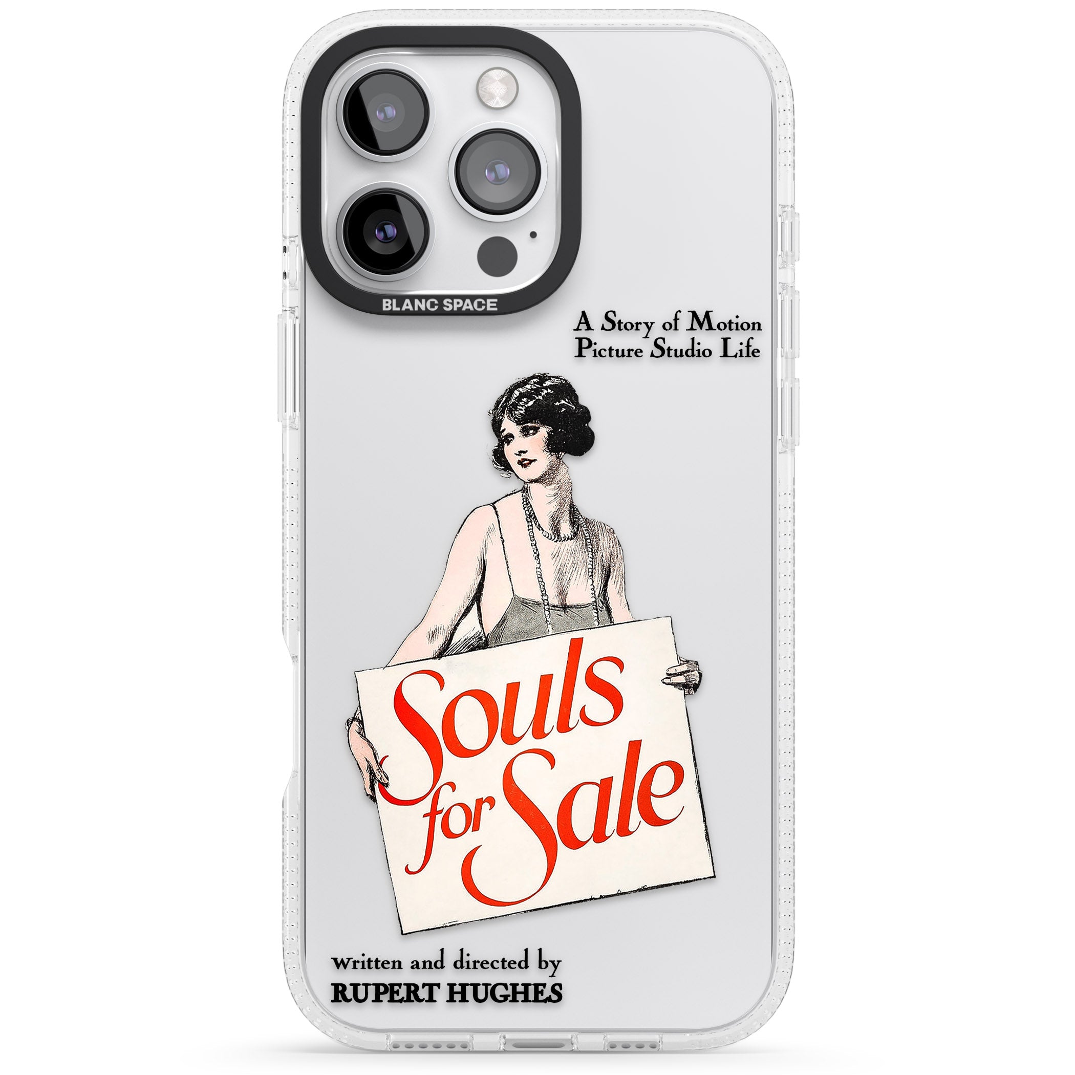 Souls for Sale Poster iPhone 16 Pro Max / 16 Pro Clear Case Impact Air - Blanc Space
