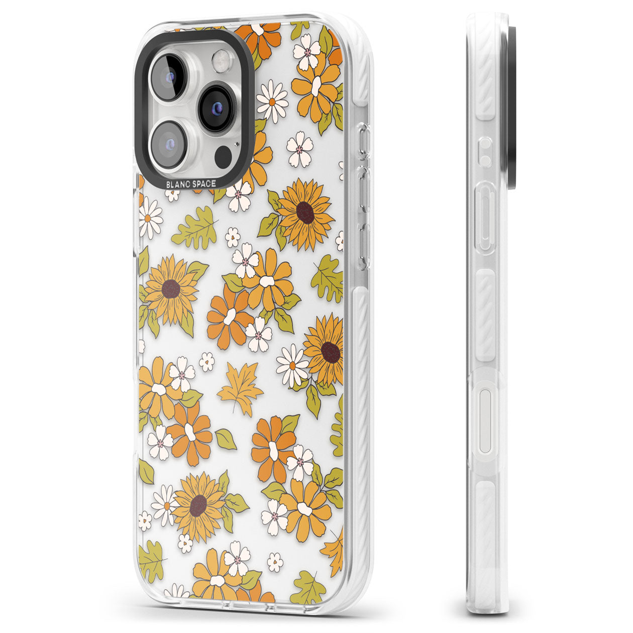 Boho Sunflowers Impact Phone Case for iPhone 16 Pro, iPhone 16 Pro Max
