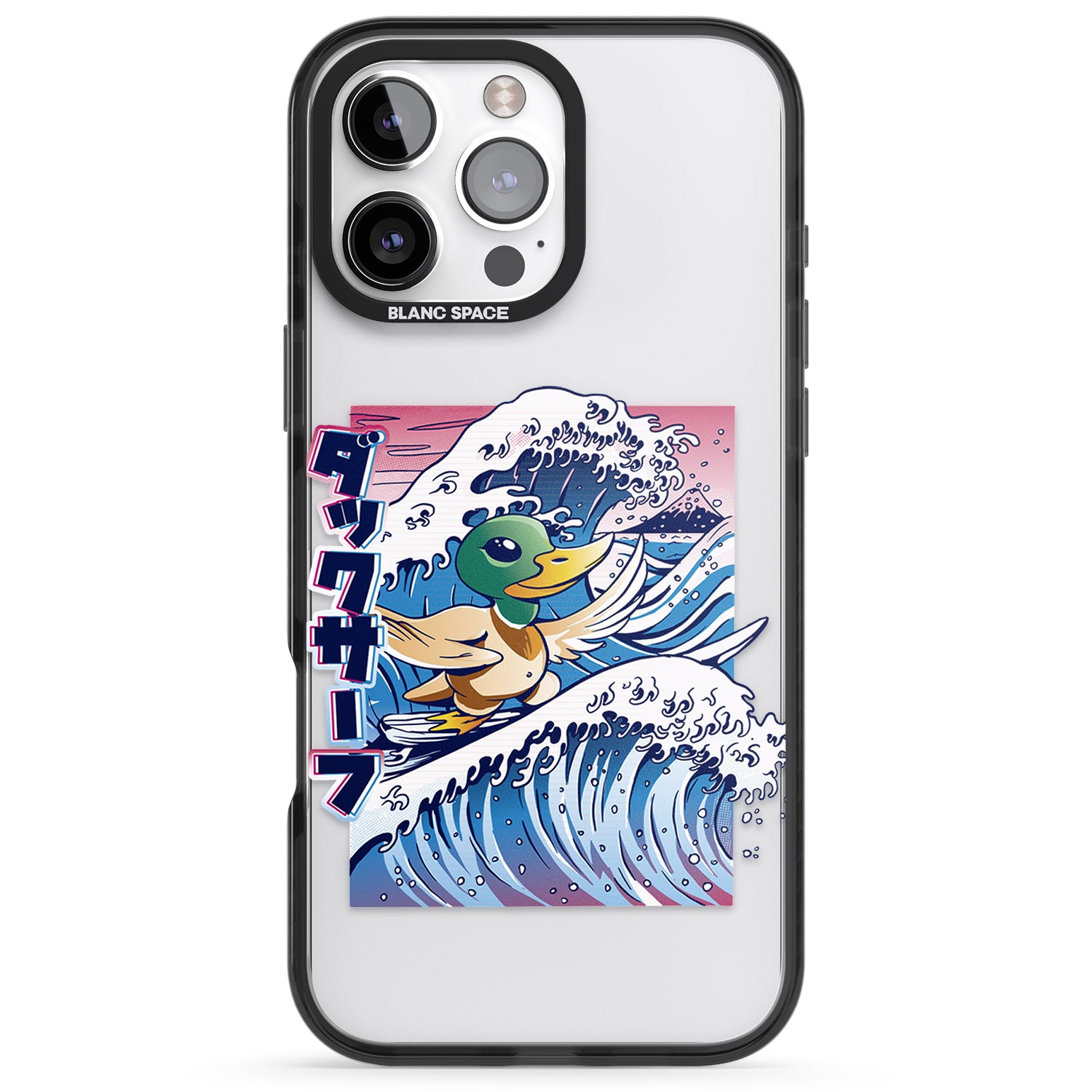 iPhone 16 Pro Max Duck Surf Black Impact Phone Case