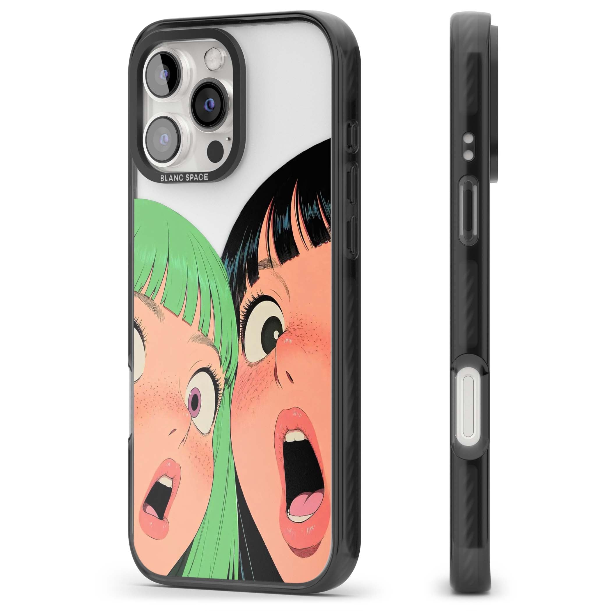 Gasp for her iPhone case | Black Impact case for iPhone 16 Pro, iPhone 16 Pro Max