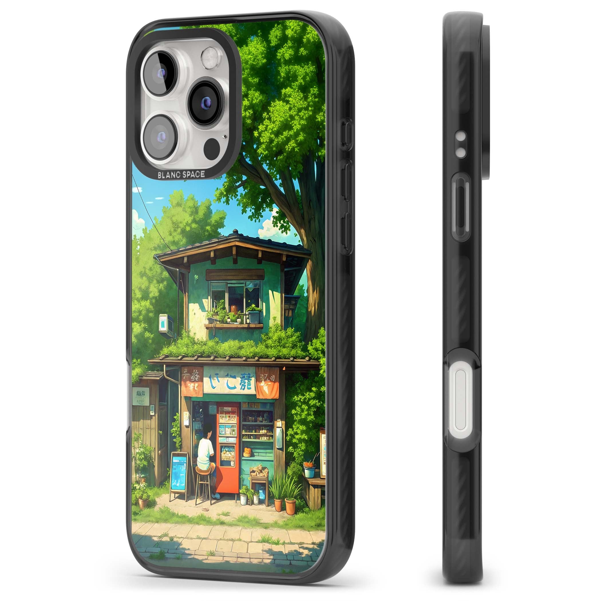 Countryside Kiosk for her iPhone case | Black Impact Magsafe case for iPhone 16 Pro, iPhone 16 Pro Max