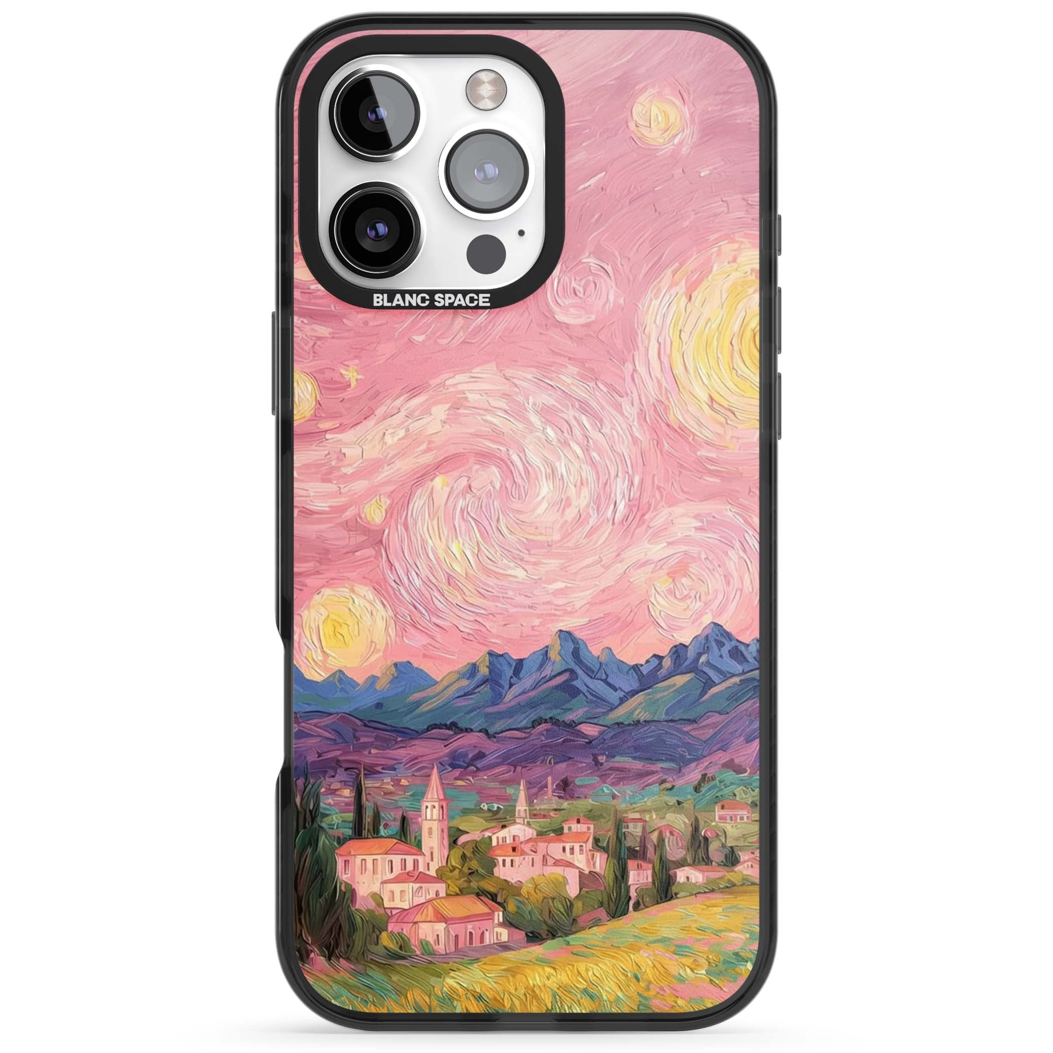 The Starry Sunset for her iPhone case | Black Impact Magsafe case for iPhone 16 Pro, iPhone 16 Pro Max