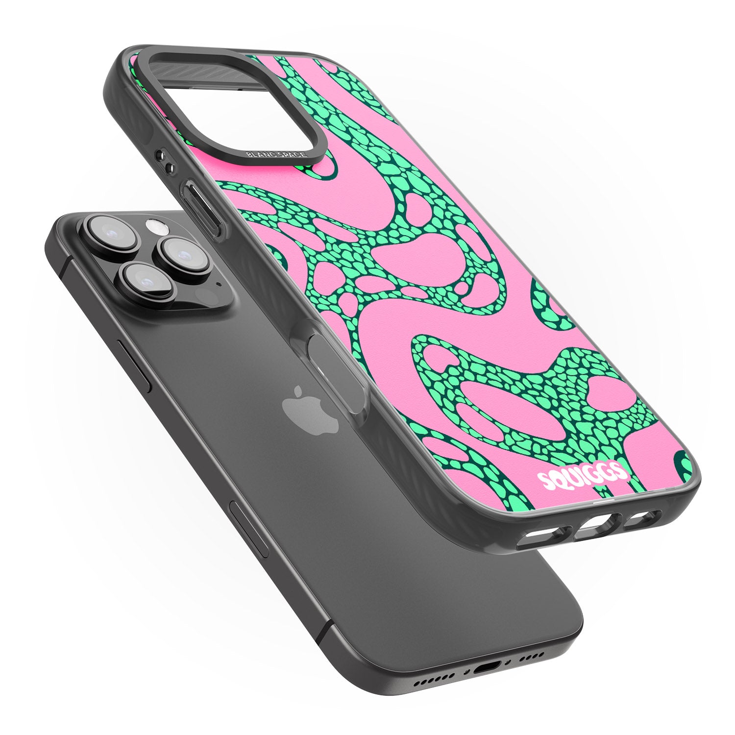 iPhone 16 Pro Max Alien Glow Black Impact Phone Case