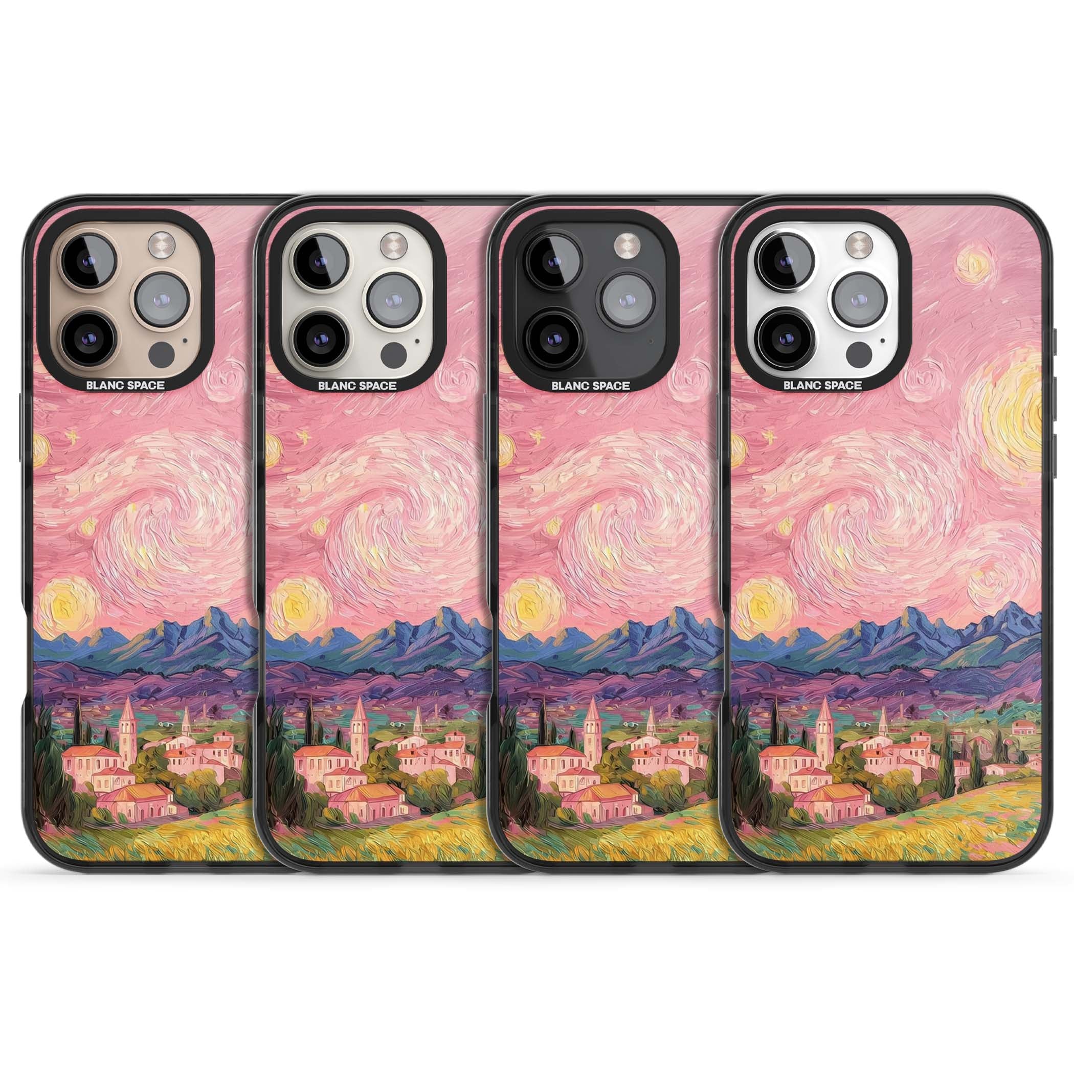 The Starry Sunset for her iPhone case | Black Impact case for iPhone 16 Pro, iPhone 16 Pro Max