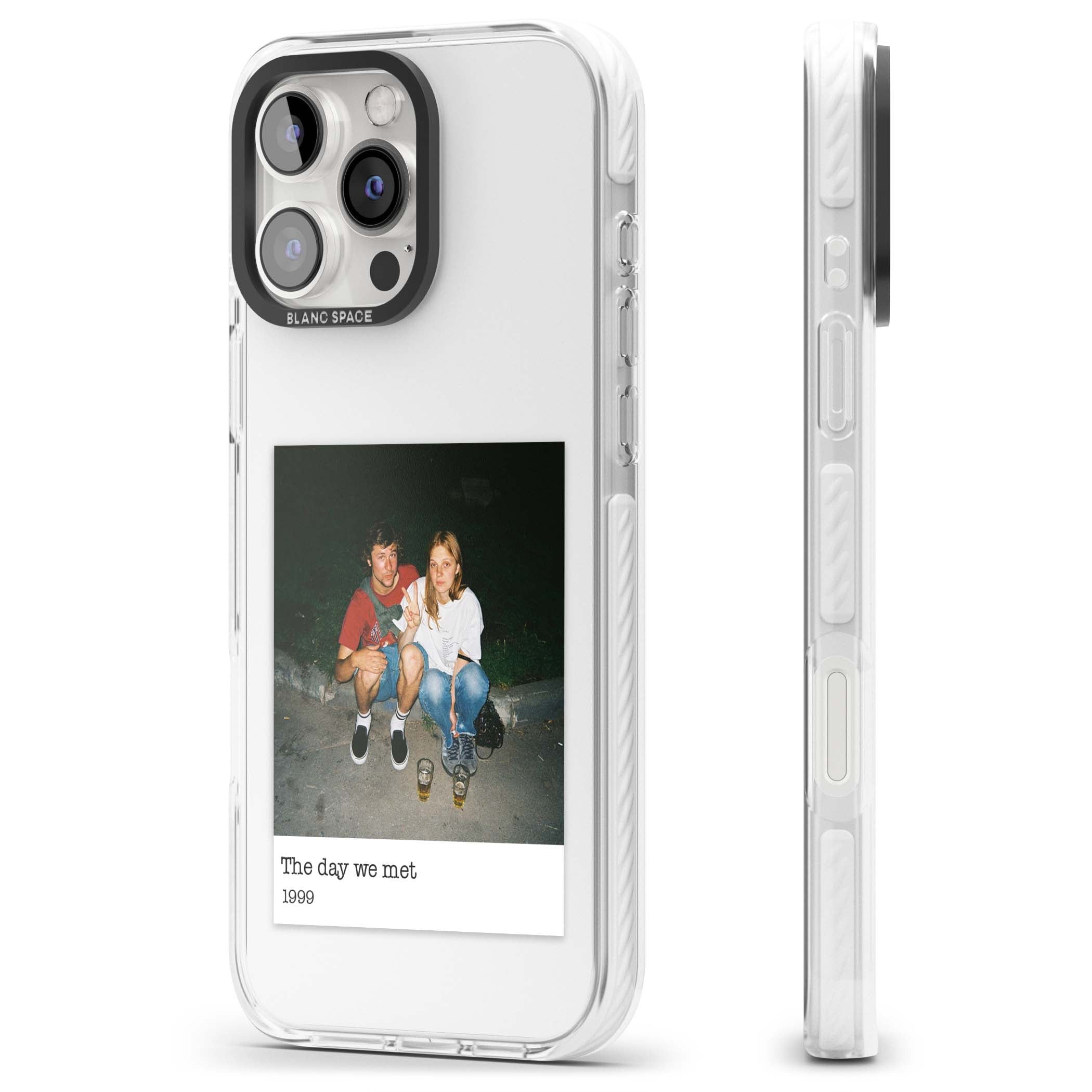 Photo Memory minimal iPhone case | Clear Impact case for iPhone 16 Pro, iPhone 16 Pro Max