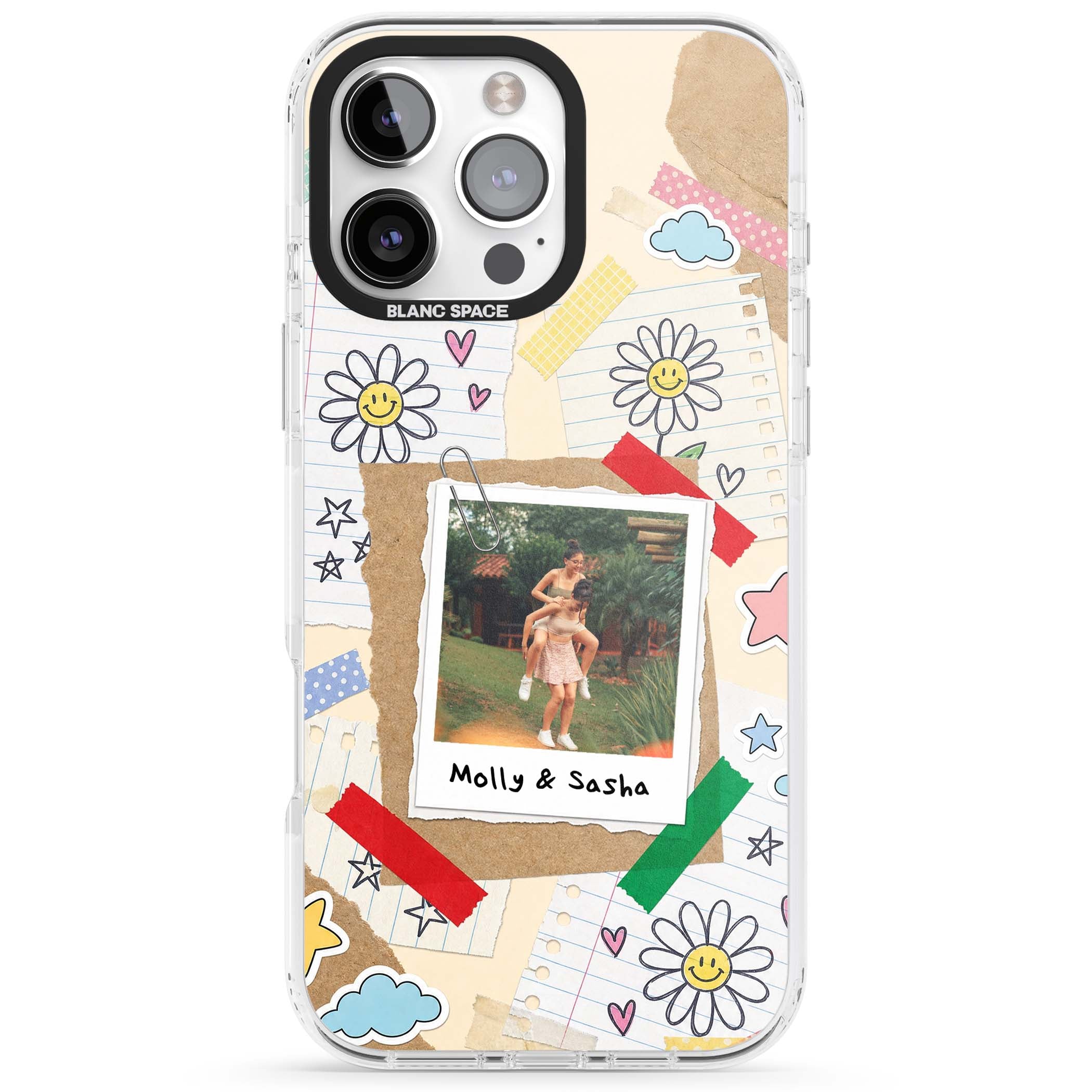 Scrapbook Photo coquette iPhone case | Clear Impact case for iPhone 16 Pro, iPhone 16 Pro Max