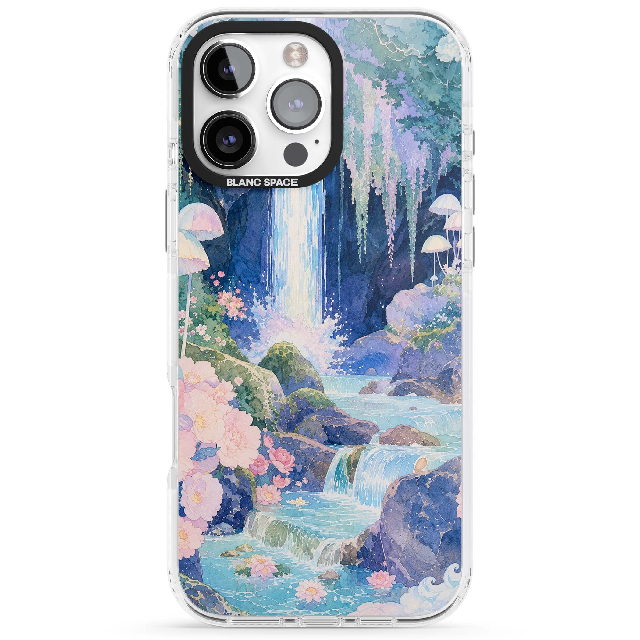 Mystic Waterfall art iPhone case | Impact Magsafe case for iPhone 16 Pro, iPhone 16 Pro Max