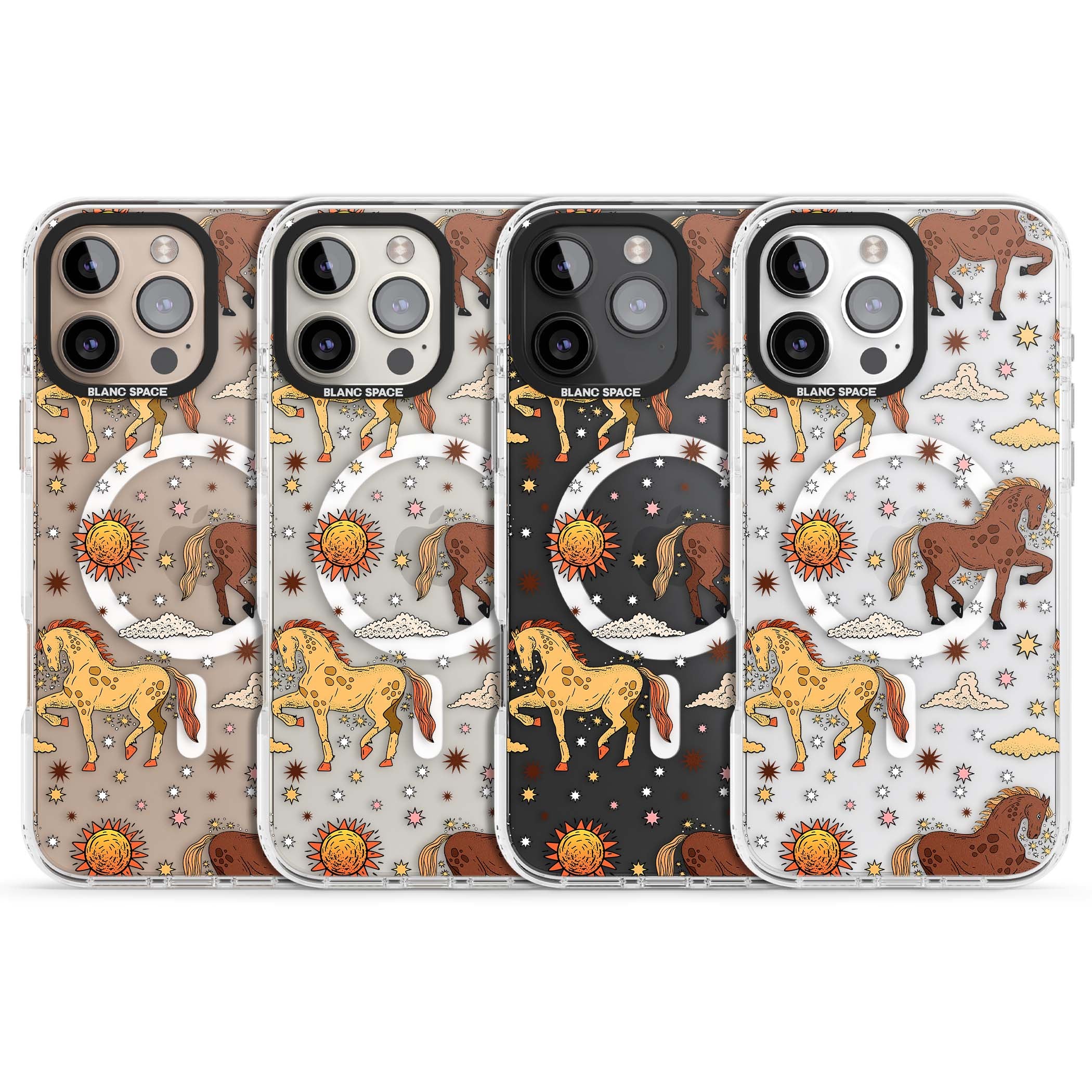Elevate Your Phone'S Style With This Boho Celestial Sun & Eye Phone Case, Featuring A Mystical Blend Of Suns, All-Seeing Eyes, Butterflies, Stars, And
