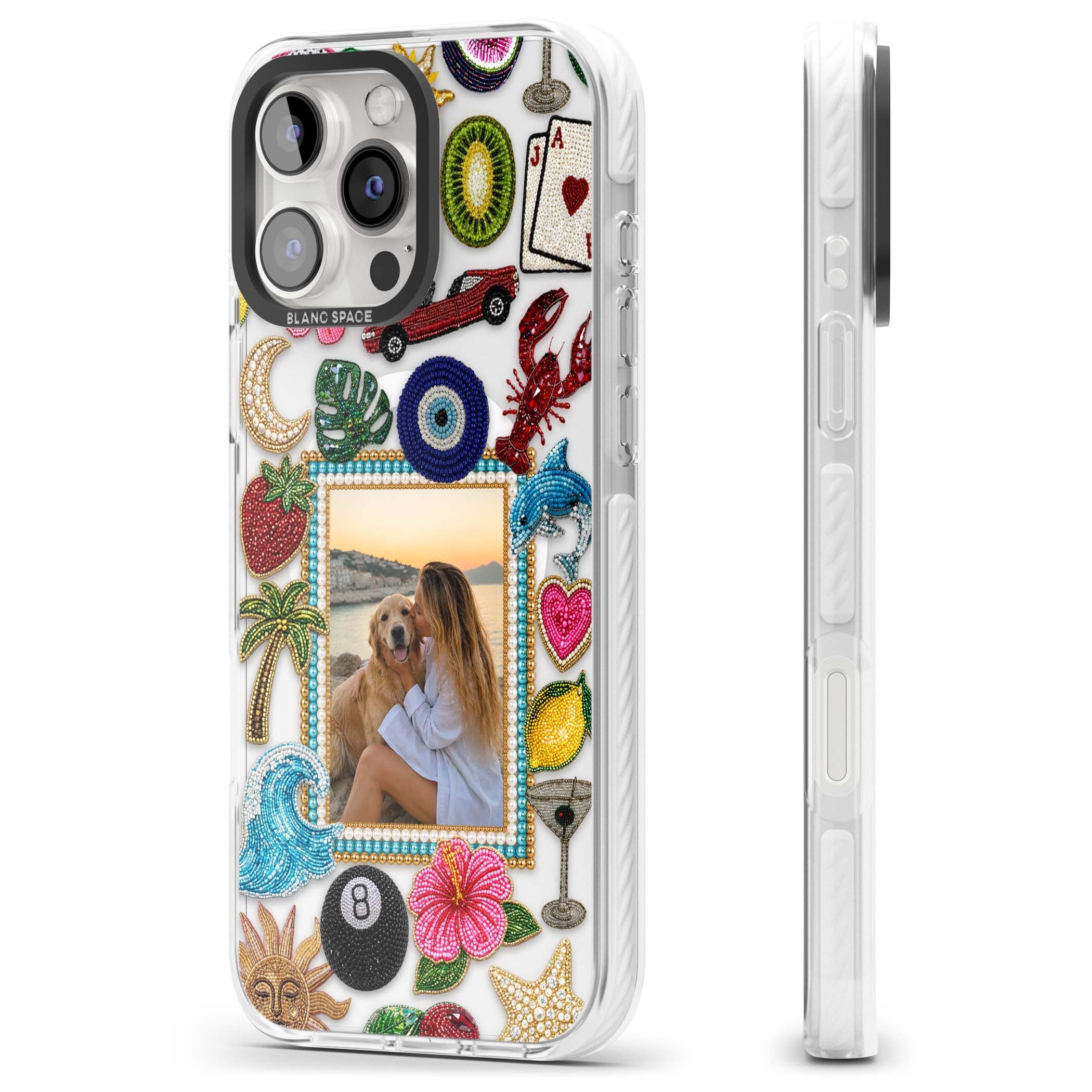 Beaded Photo coastal iPhone case | Impact Magsafe case for iPhone 16 Pro, iPhone 16 Pro Max