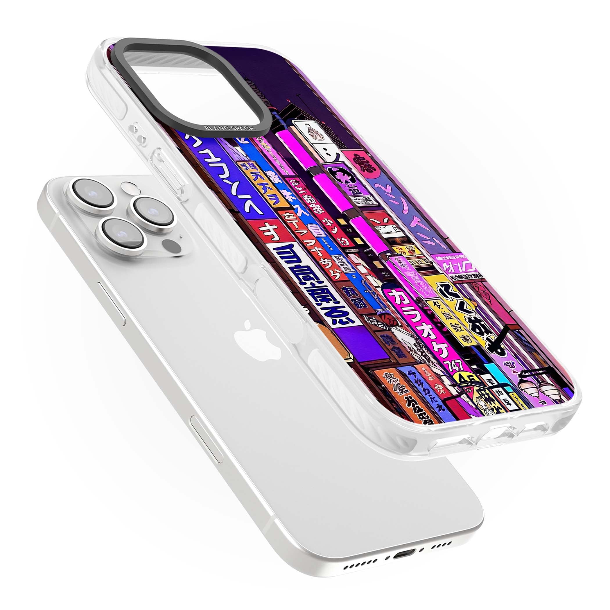 NEON NIGHT anime iPhone case | Impact Magsafe case for iPhone 16 Pro, iPhone 16 Pro Max
