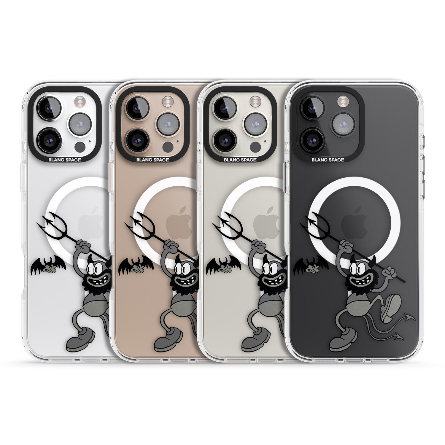 iPhone 16 Pro Max Dancing Devil Black Impact Phone Case