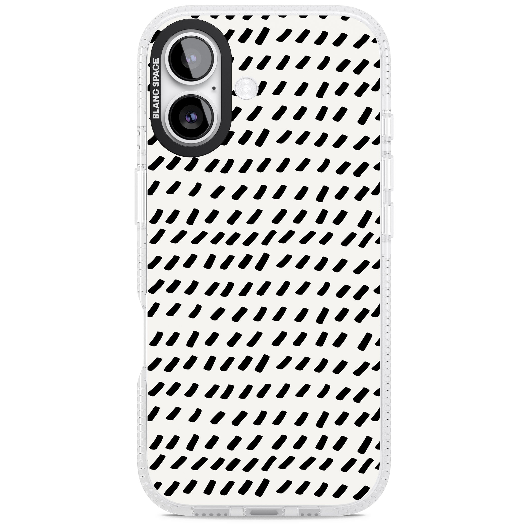 Hand Drawn Lines Pattern iPhone 17 Impact Air Clear Phone Case