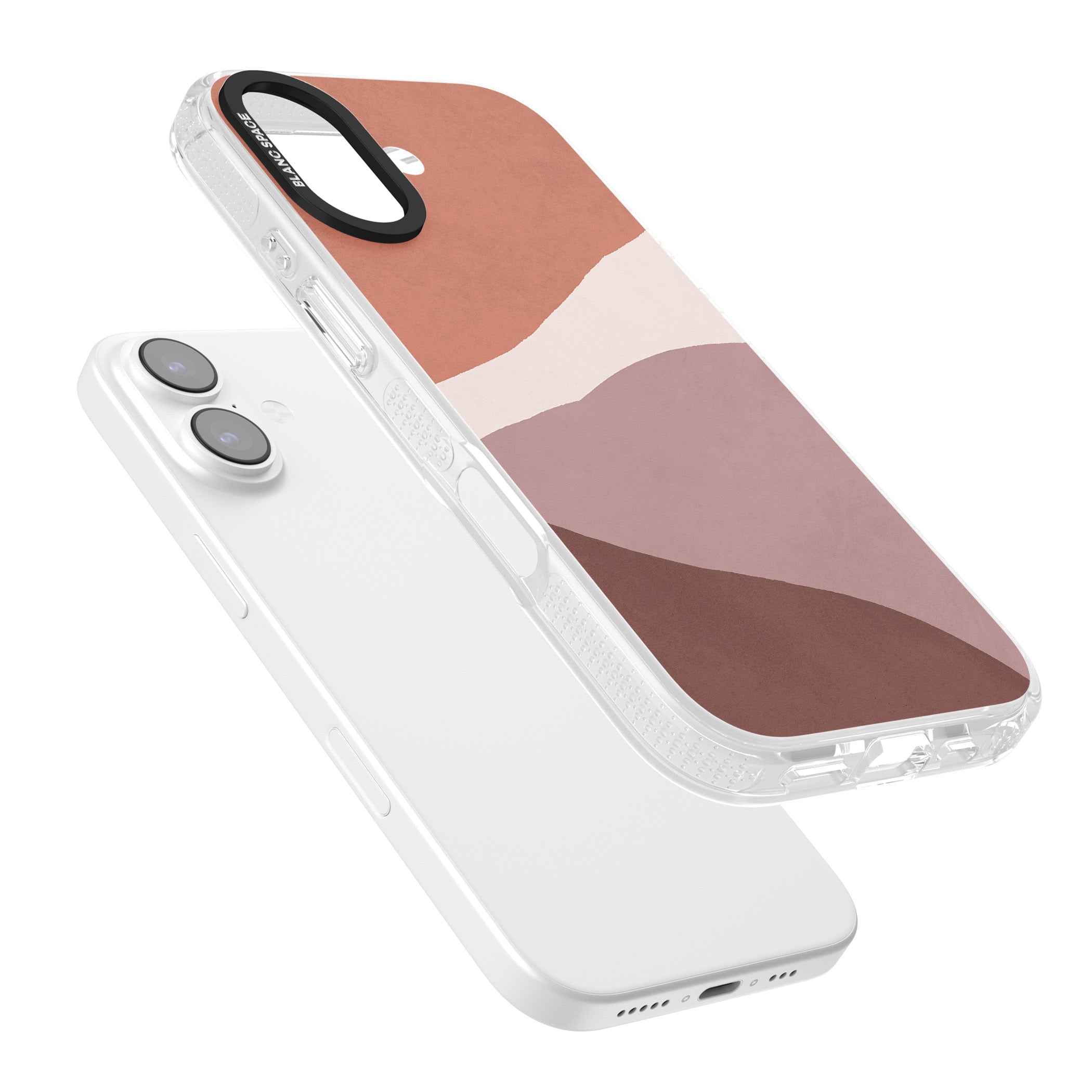 Lush Abstract Watercolour Design #2 iPhone 17 Impact Air Clear Phone Case Colours