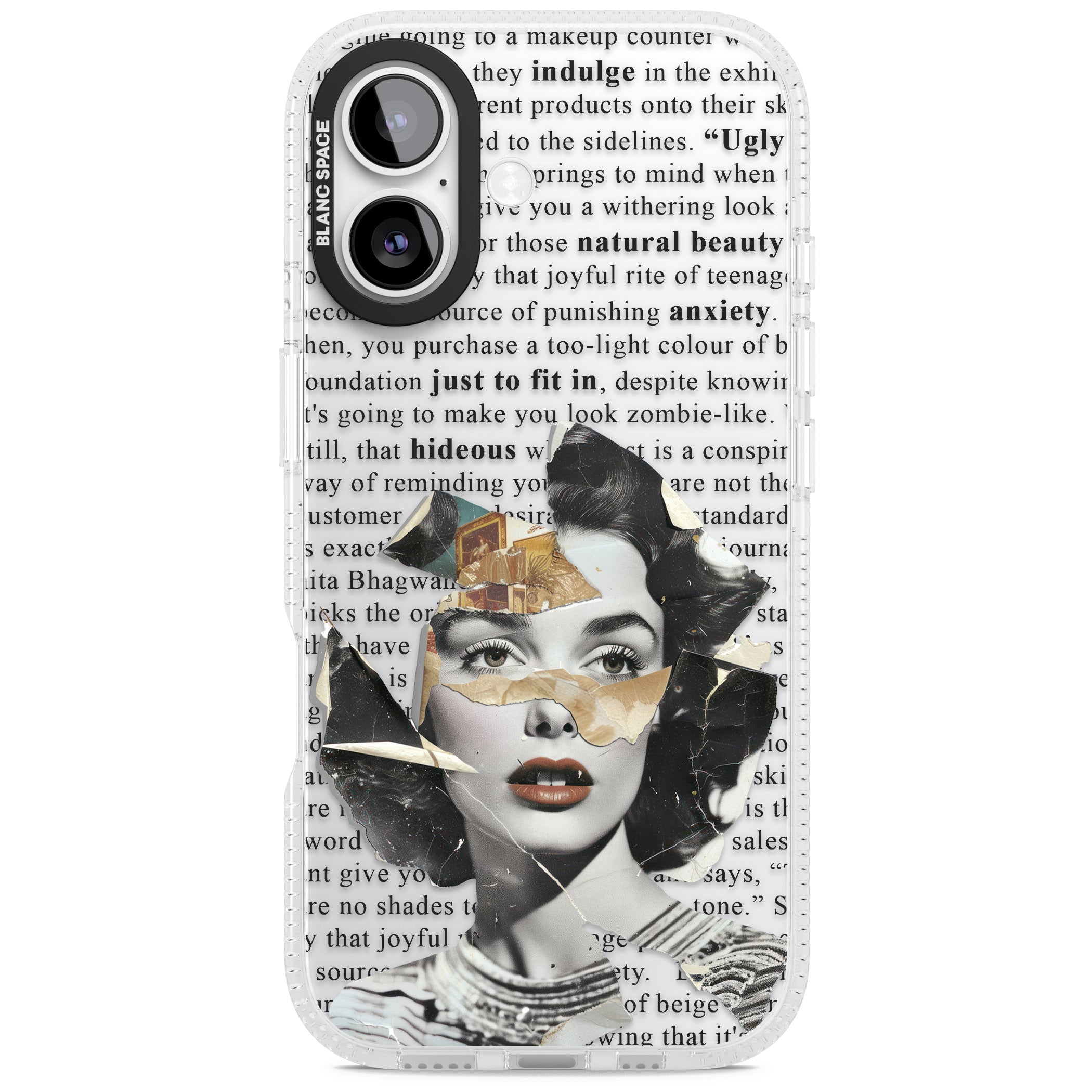 Beauty Is Within iPhone 17 Impact Air Clear Phone Case