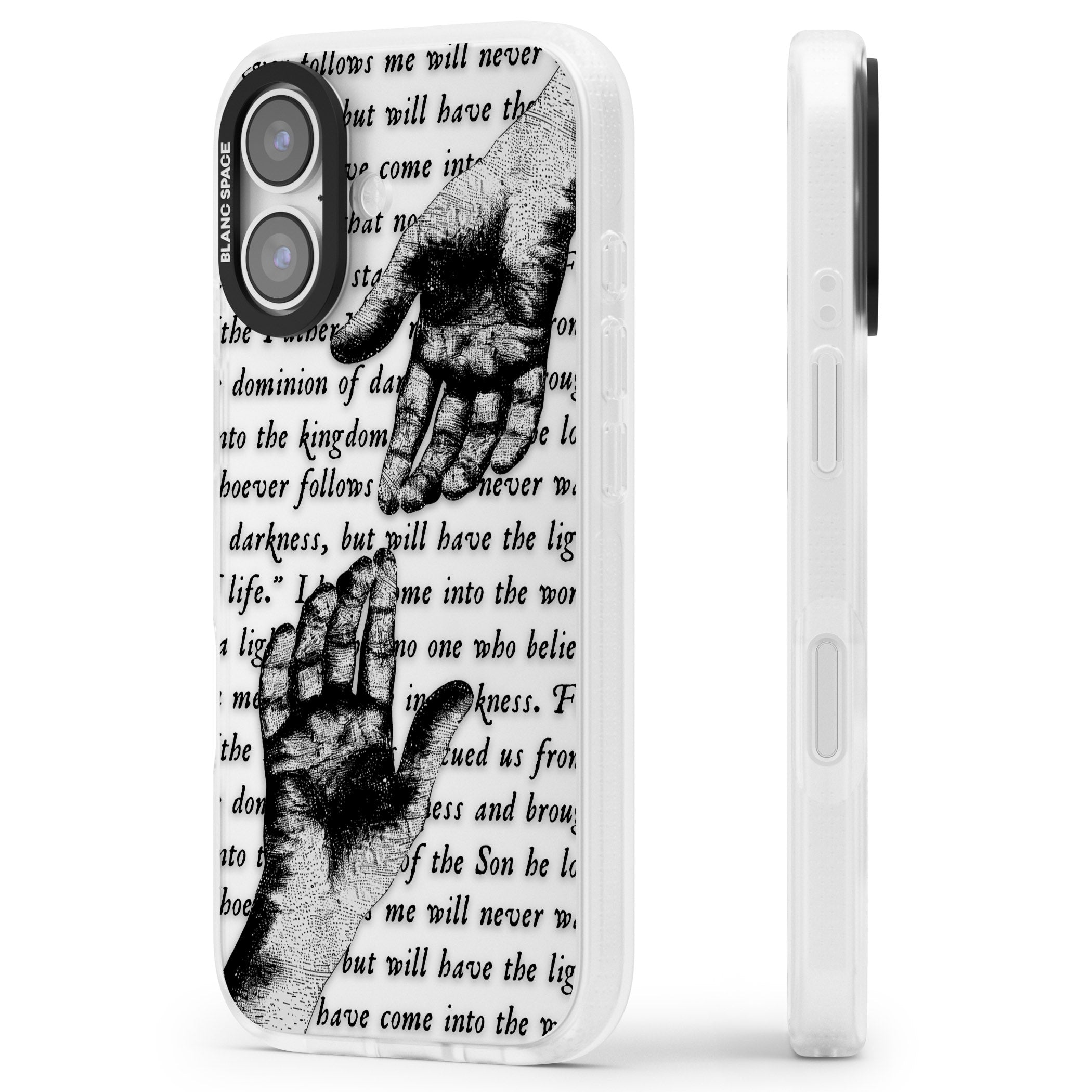 In Touch iPhone 17 Impact Air Clear Phone Case Side Profile