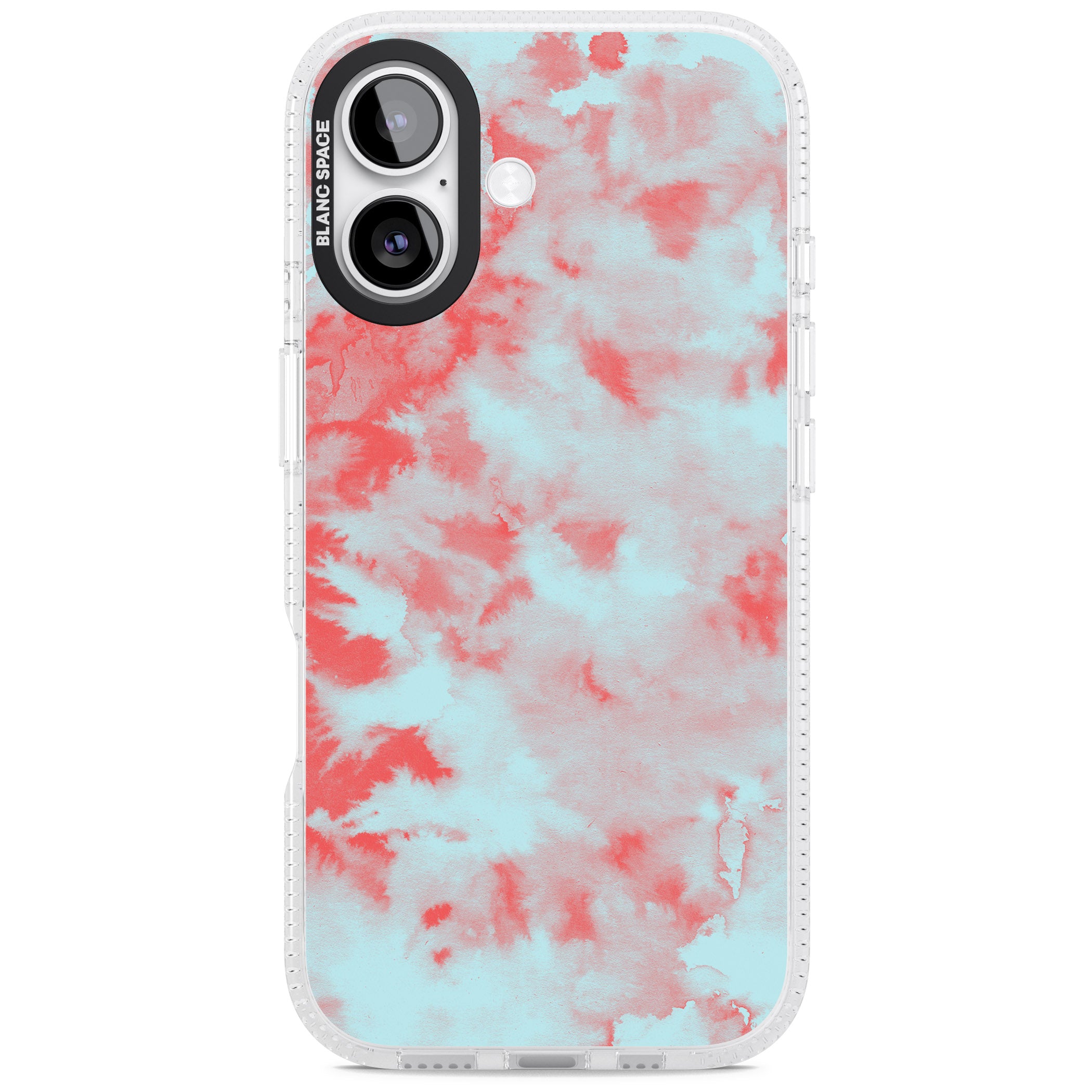 Red & Blue Acid Cloud iPhone 17 Impact Air Clear Phone Case