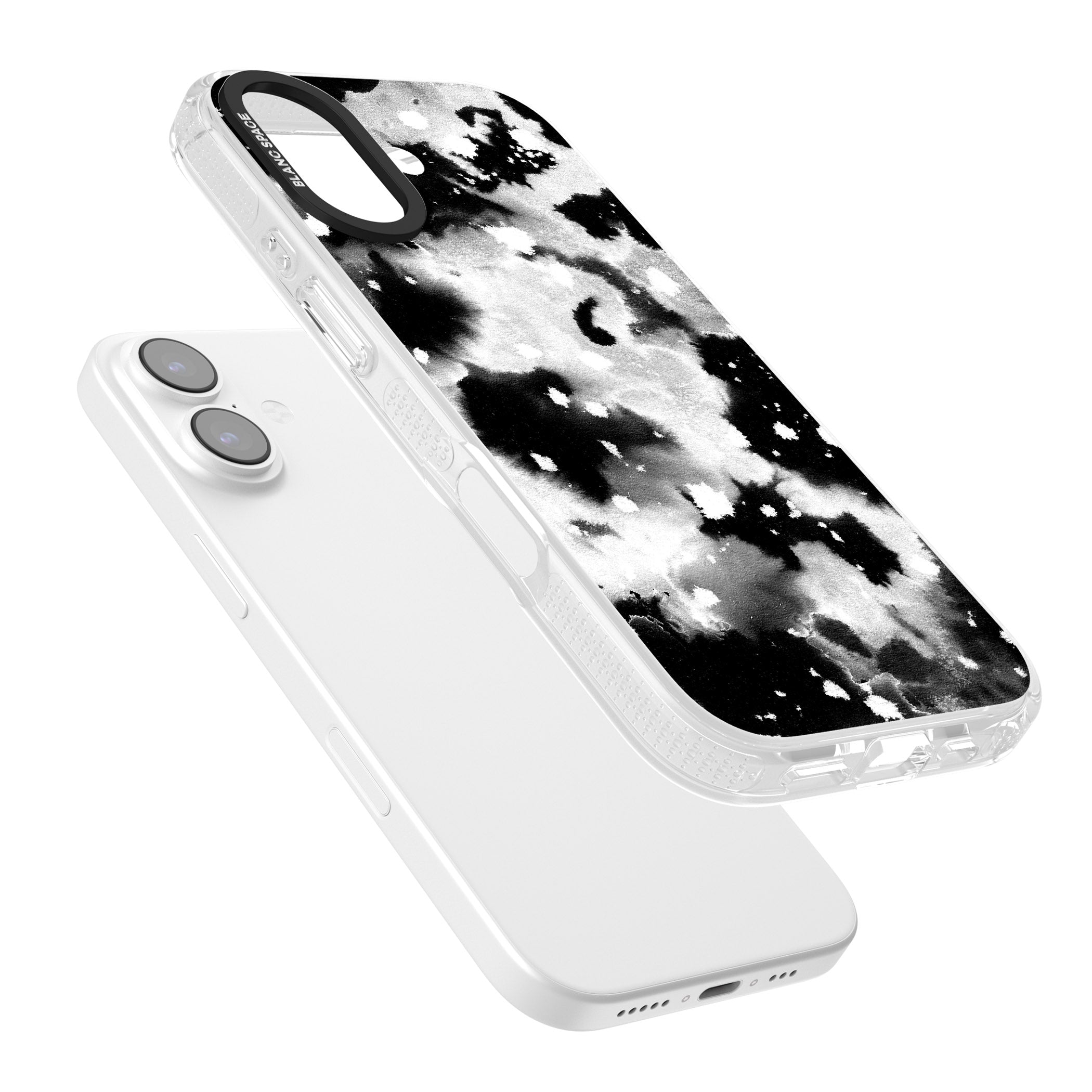 Acid Wash Ink Cloud iPhone 17 Impact Air Clear Phone Case Colours